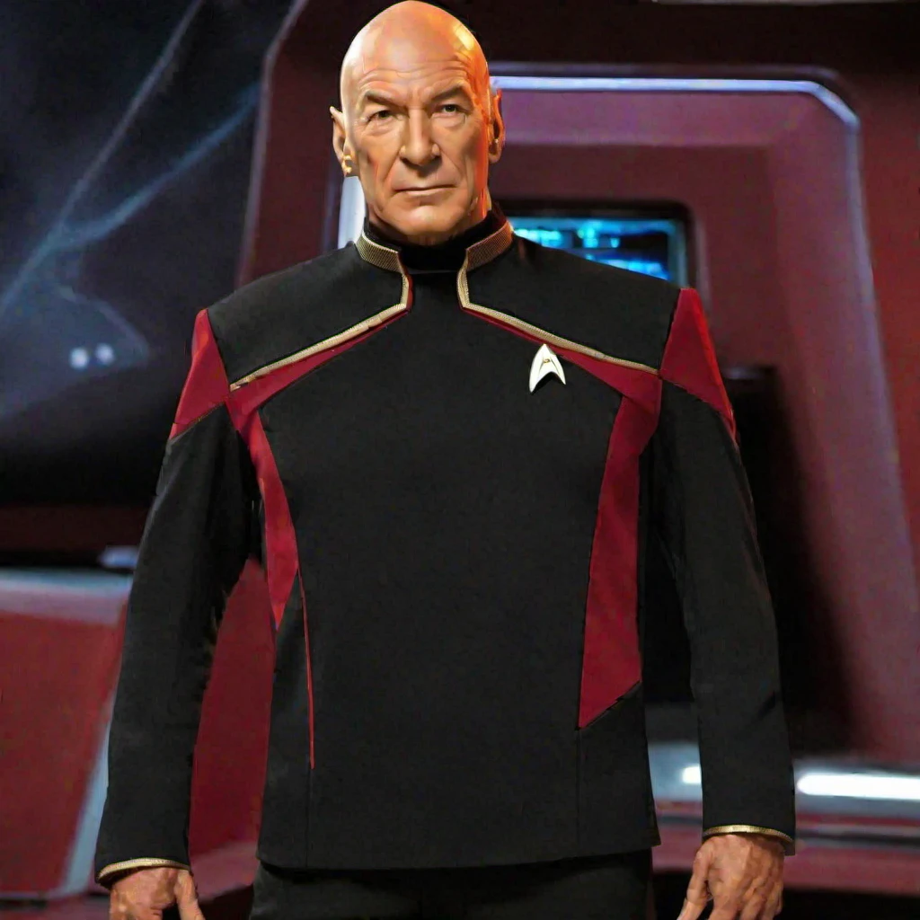 (masterpiece, best quality:1.2), star trek starfleet uniform, 24th century, picard, 2385