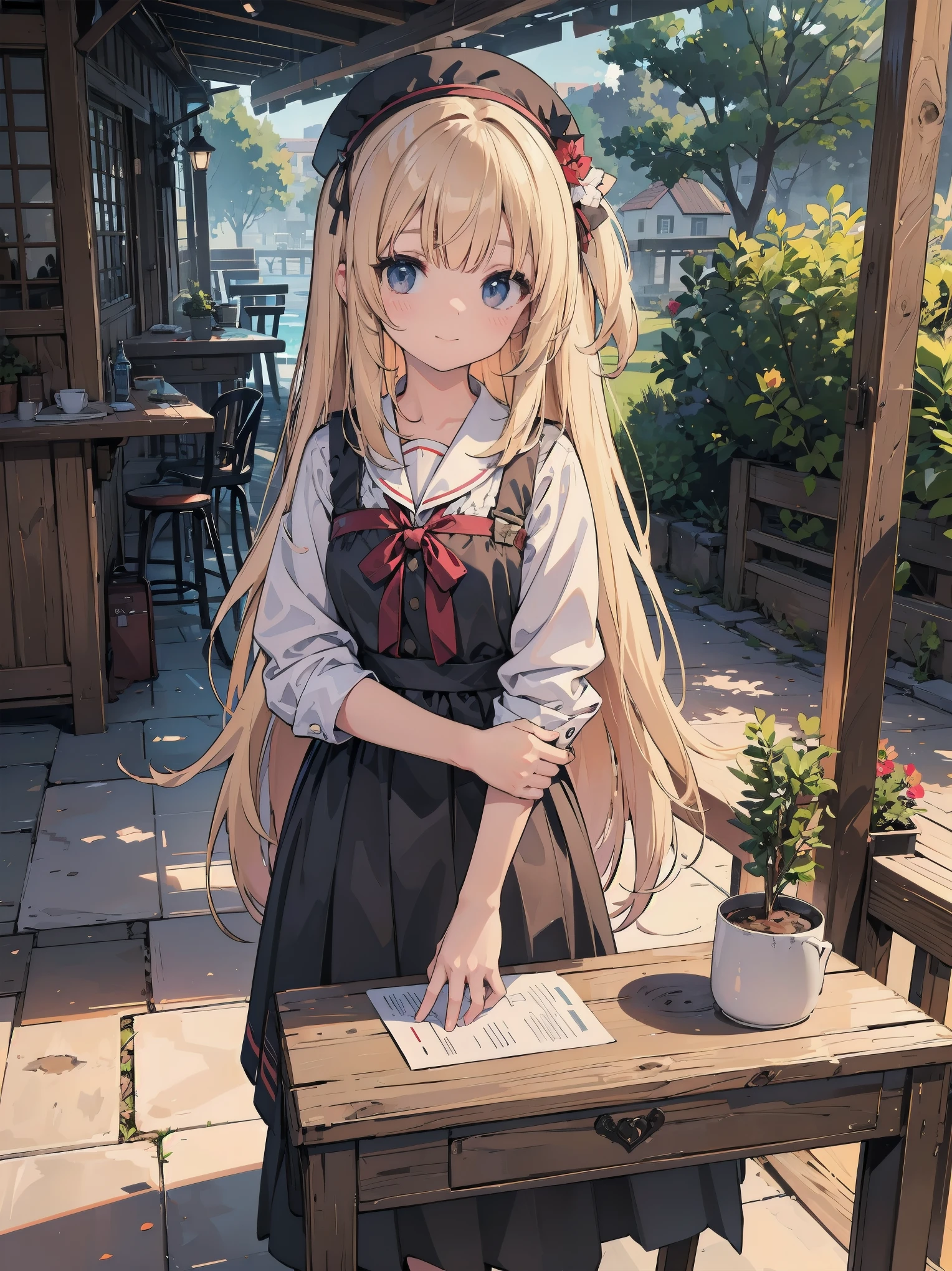 masterpiece、high resolution、Super detailed、real stick、girl、slight smile