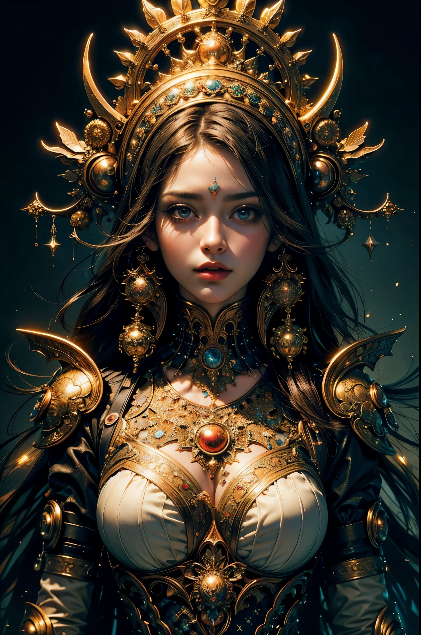(masterpiece, top quality, best quality, official art, beautiful and aesthetic:1.2), (1girl), extreme detailed,(fractal art:1.3),colorful,highest detailed