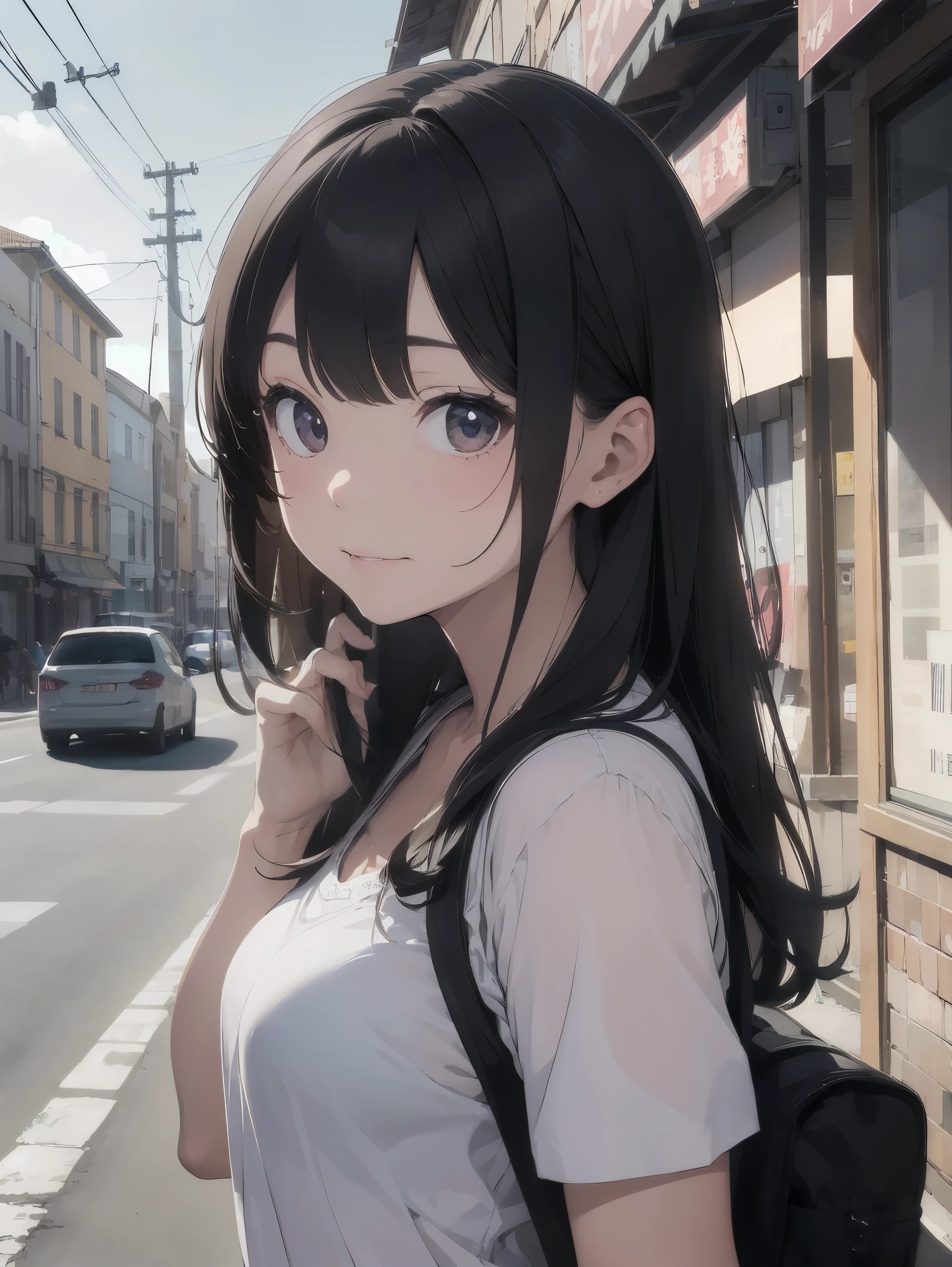 masterpiece、high resolution、Super detailed、real stick、girl、slight smile