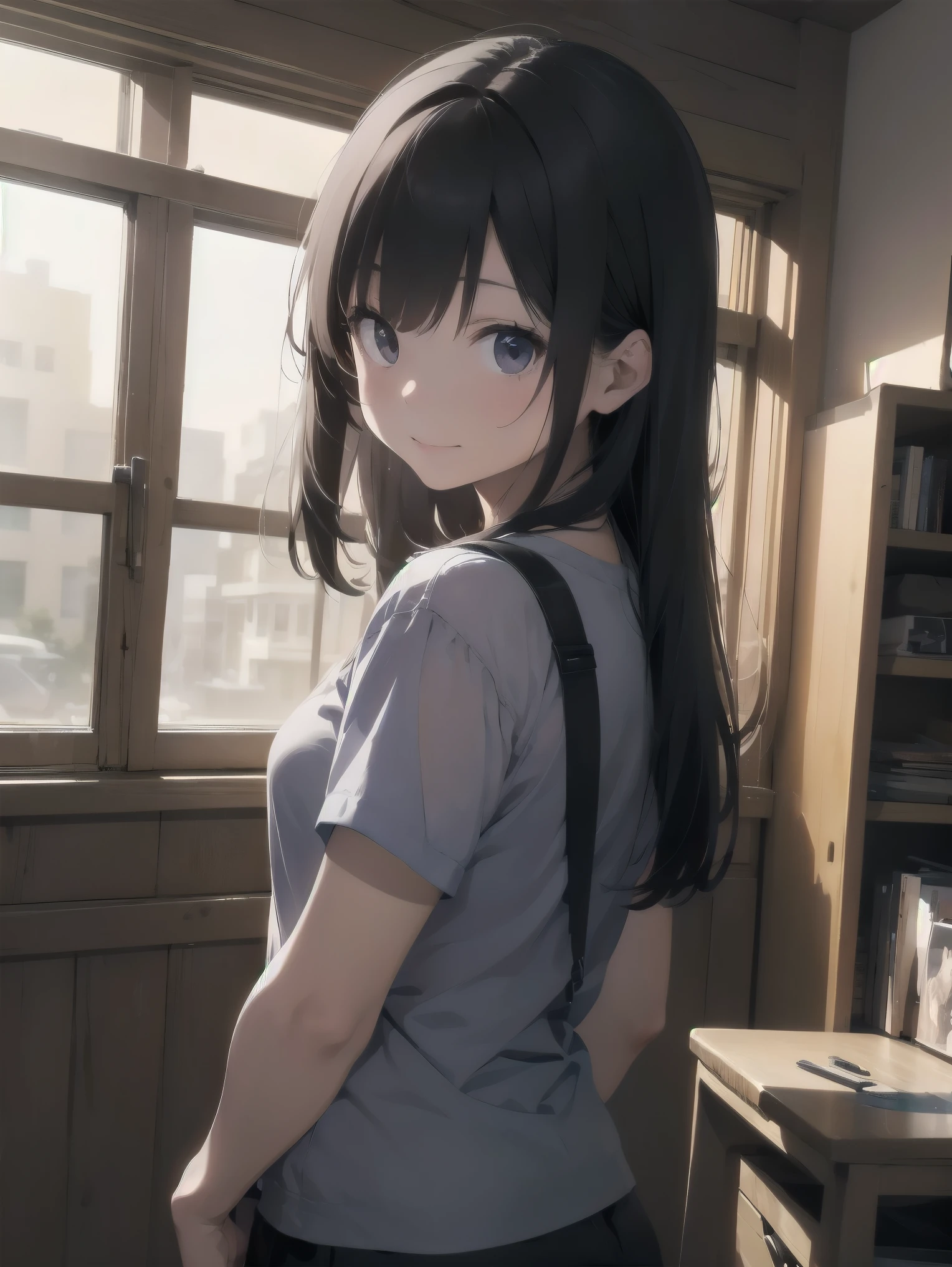 masterpiece、high resolution、Super detailed、real stick、girl、slight smile