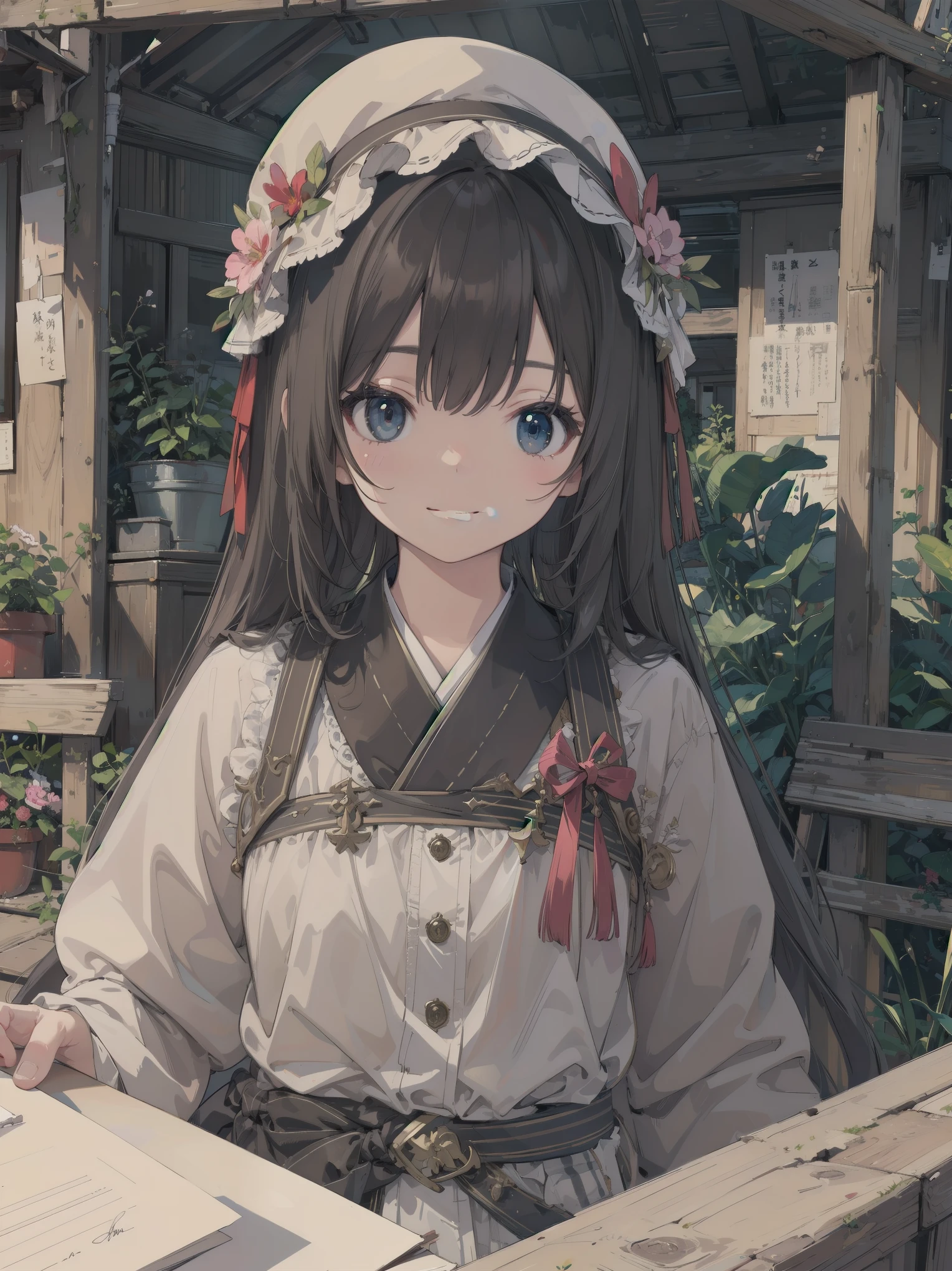 masterpiece、high resolution、Super detailed、real stick、girl、slight smile