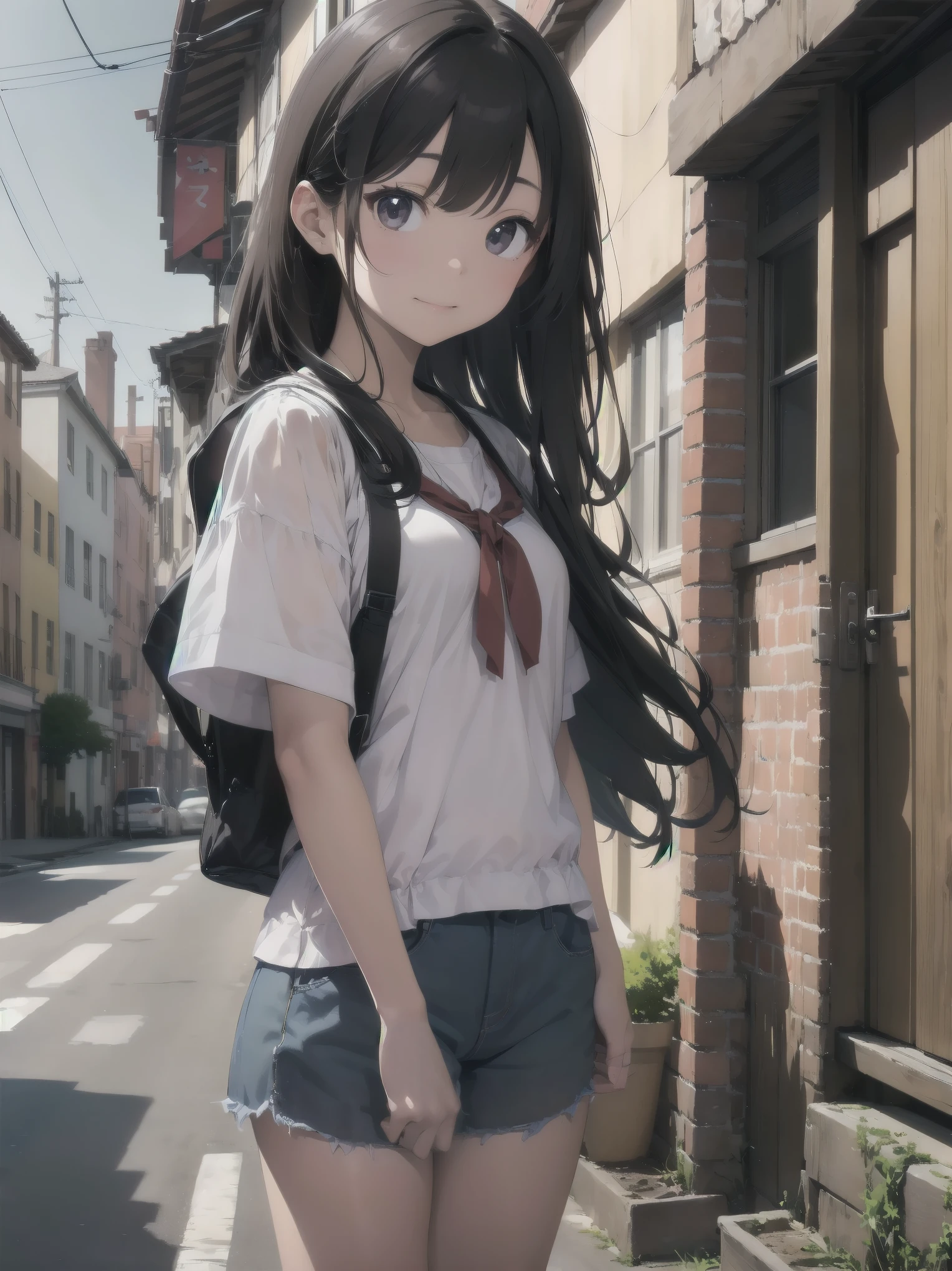 masterpiece、high resolution、Super detailed、real stick、girl、slight smile

