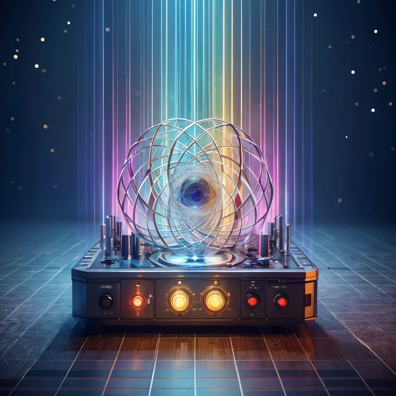 visualize the Quantum Resonance Harmonizer in your mind’s eye. Picture its concentric rings, the interplay of quantum states, and the cosmic hum it emits. Let your imagination soar beyond the boundaries of pixels and screens.