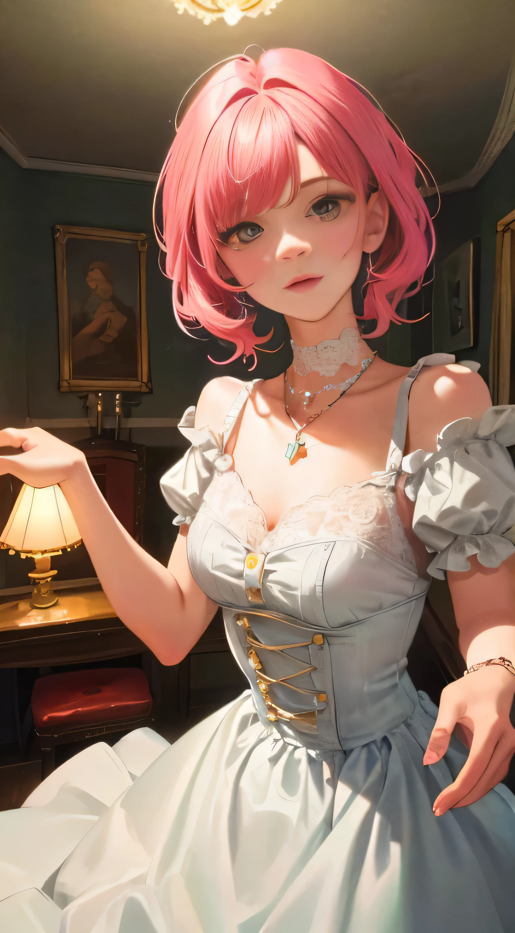 In a Pixar-style illustration, there exists a charming and cozy miniature room model, exquisitely depicted with intricate details. The ambiance is skillfully created through the use of a Rumbrandt lighting technique, as the light source radiates from right to left, illuminating every nook and cranny in the scene.

With an isometric and top-down view, the room's realistic scale comes to life, making you feel as if you are right there. Post-processing adds a layer of depth and enhanced colors to the illustration, with an orthogonal perspective that showcases every texture and detail with superb realism.

The essence of realism is further
