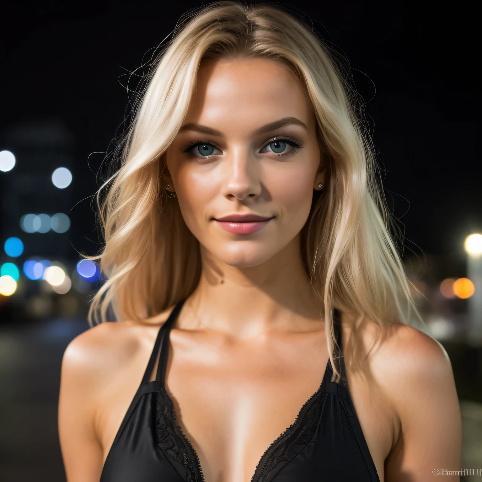 (seitlicher Winkel, full entire body), Watch a presentation on the table, RAW UHD portrait photo of a 24-year-old blonde (Schwarze Glitzer-Leggings), (Ausschnitt), Details (Gewebe! , Haar! , Glitzer, Farbe!! , Benachteiligungen: 1.1), Shiny eyes with a high level of detail, SLR-Beleuchtung, SPIEGELREFLEXKAMERA, ultra quality, Sharpness, Depth of field, Filmkorn (Mitte), Fujifilm XT3, kristallklar, Rahmenmitte, Beautiful face, scharfer Fokus, street light, Neonbeleuchtung, bokeh (schwach beleuchtet), Nacht, (nachthimmel), Detaillierte Hautporen, Oily skin, Sonnenbrand, Komplexe AugenDetails, full entire body, big , Hintern zeigen, big breast, at night in the park