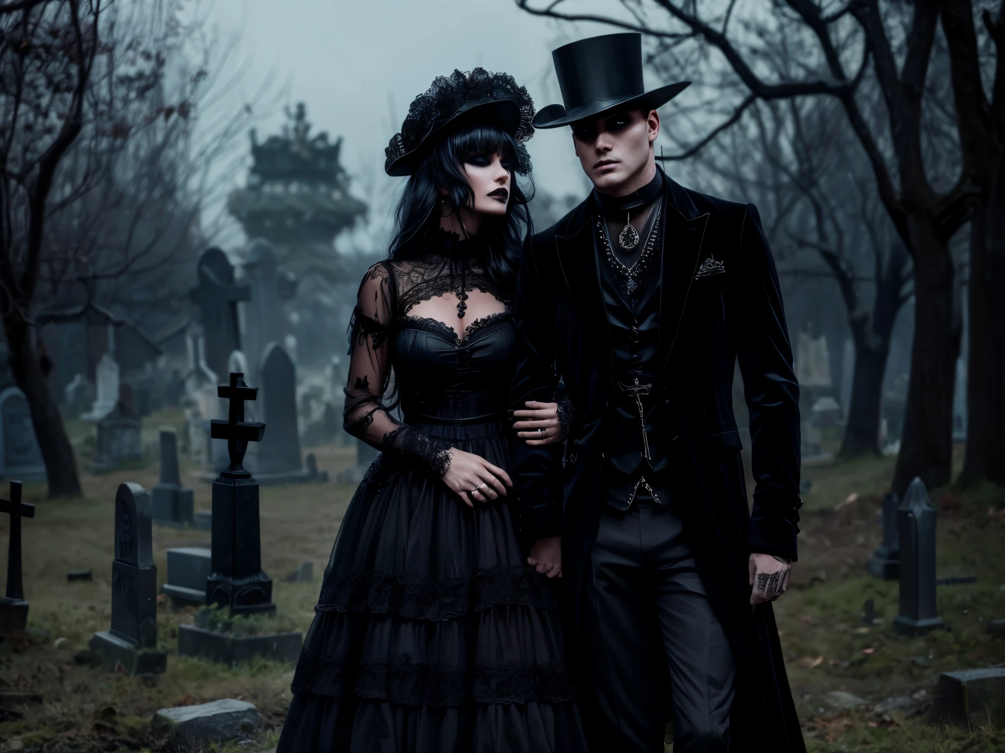 a gothic aesthetic,dark and mysterious,gothic architecture,moonlit night,hauntingly beautiful,ghostly figures,ethereal atmosphere,ornate details,dark shadows,intense emotions,candlelight flickering,gothic fashion,victorian era,velvet and lace,romantic and eerie,vibrant red roses,cemetery statues,an air of melancholy,gothic literature inspiration,imposing castles,thunderstorm brewing,heavily adorned crosses,moonlit graveyard,mysterious fog rolling in,dark fantasy,ominous presence,ancient rituals,macabre beauty,elaborate stained glass windows,gothic romance,gloomy ambiance,haunted history,exquisite craftsmanship,vintage elegance,vampiric allure,gothic novels,foreboding atmosphere,secretive whispers,blood-red moon,corsets and top hats,moonlit forest,enigmatic masks