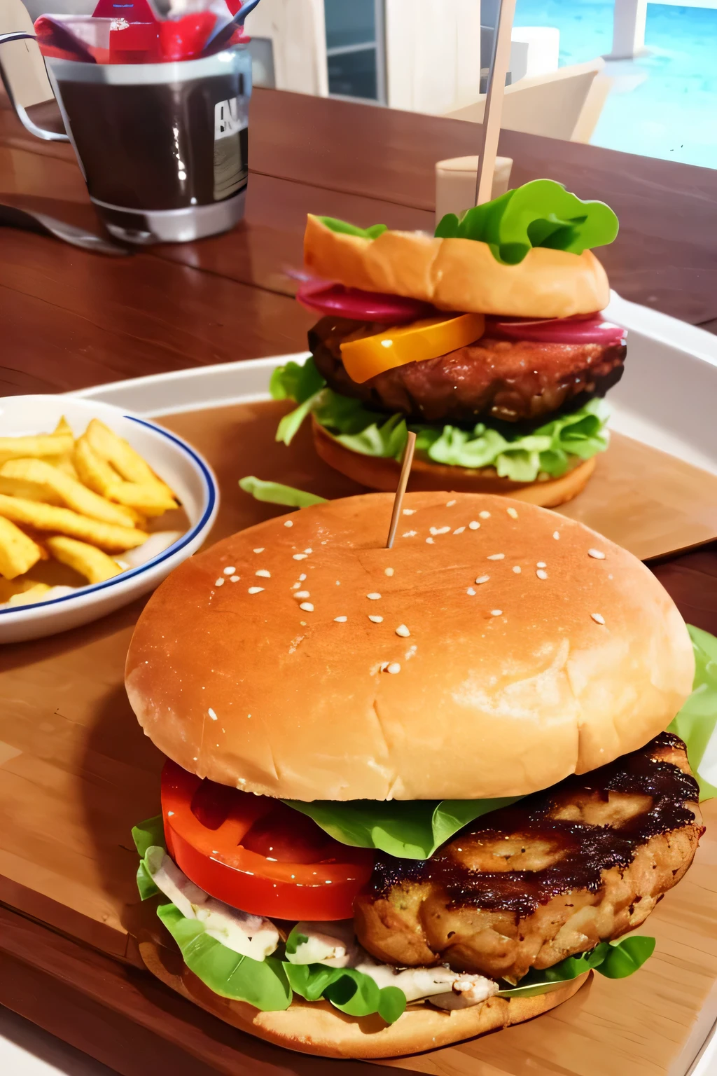 1 fish burger