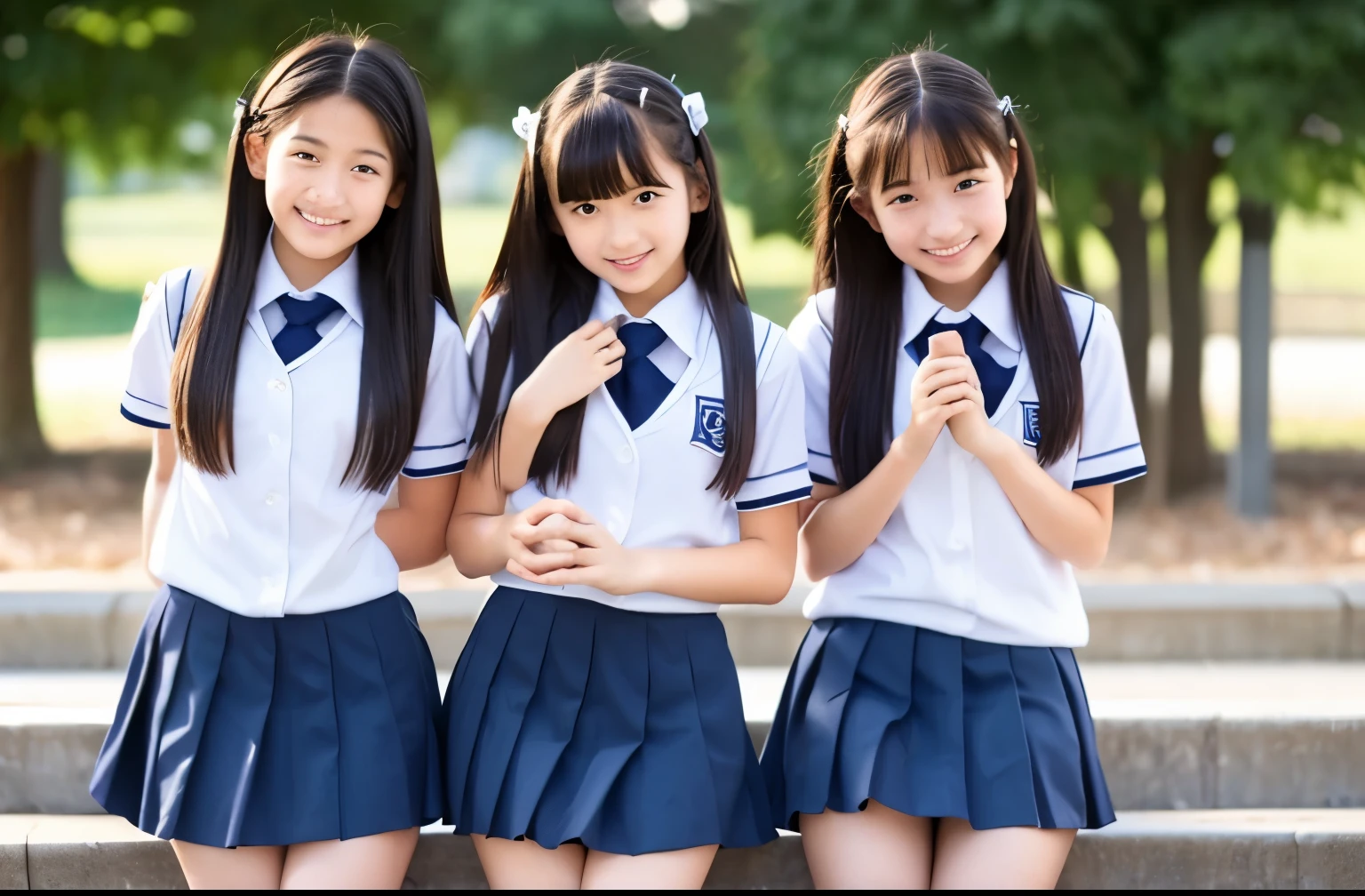 、middle Schooopen、uniform、School、M-shaped spread legs、Looks embarrassed、lift up the skirt、nsfw、short skirt