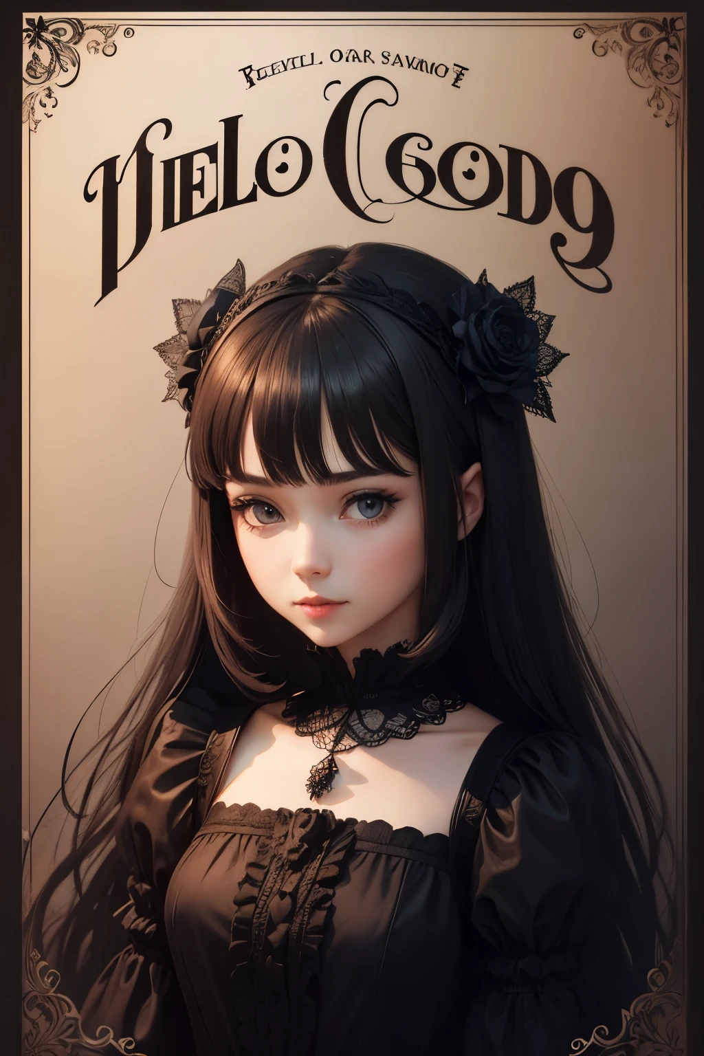 “Hello” in Gothic font, best quality