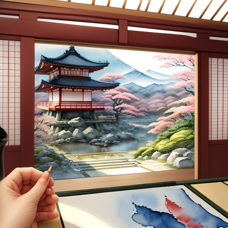 Japan watercolor ink