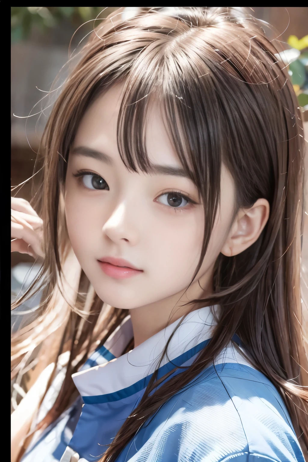 highest quality、masterpiece、ultra high resolution、(Photoreal:1.4)、1 girl、shoulder、charming、looking at the camera、