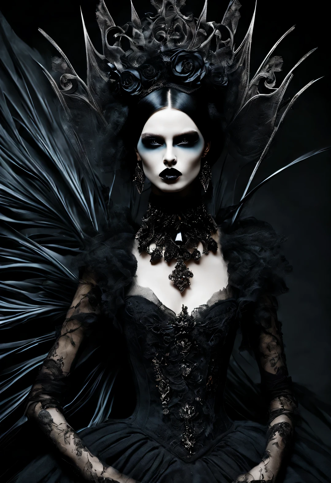 darkness is always there,The roots of beauty and warmth come from darkness,this是一切事物的开始,so never stop。Gothic style can also be seen as a barbaric growth,Born towards the sun!Appearance reflects the ideology of the era. Makeup skips the flashy show,Go straight to the heart.,There are countless fashions that I can’t see through the clothes in front of me.,Alexander mcqueen is called the God of Goth, mcqueen's’ designs always carry a strong sense of gothic asceticism、this、Religion and decadence give you a heavy visual blow,Make people want to get closer.