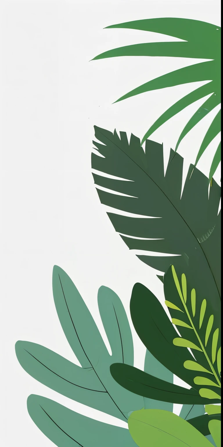 green leaves