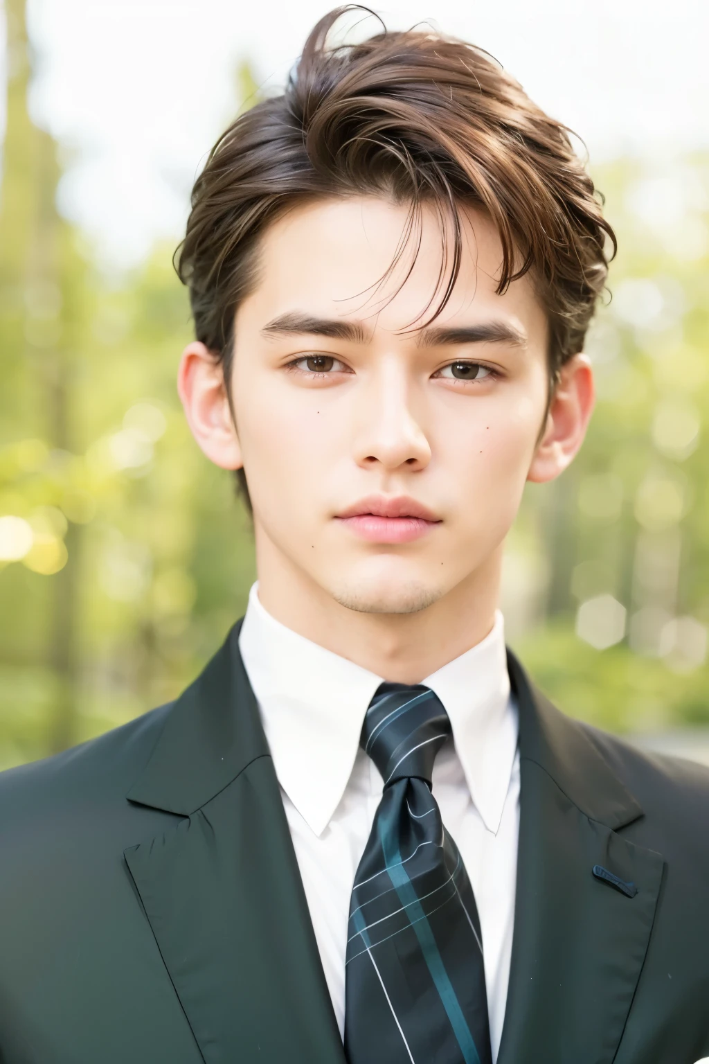 Handsome guy wearing a suit and tie