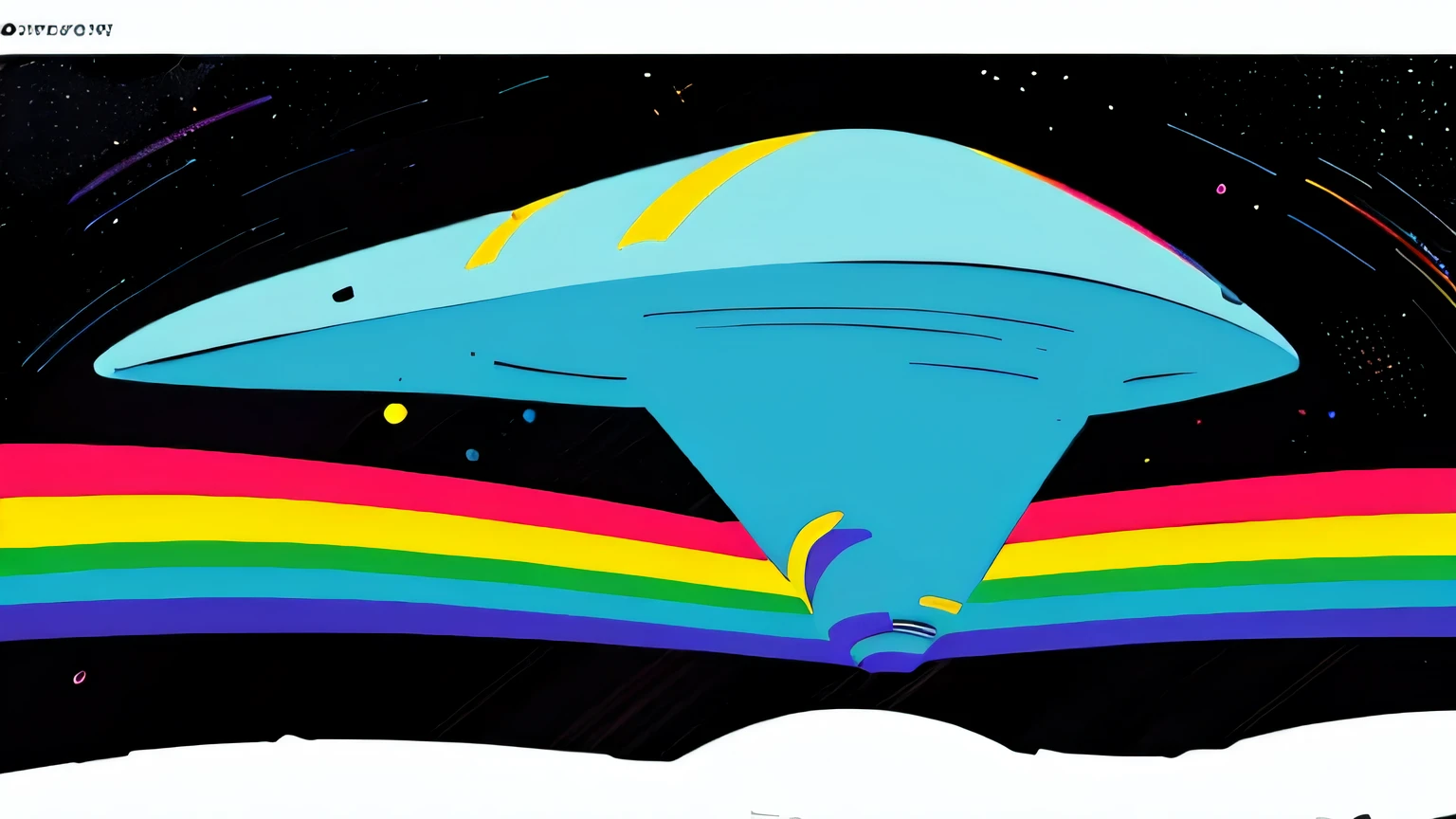 (Ultra Detailed,Ultra High Definition,Detailed Background),((2D)),((Flat Color)),((Colorful)),((Floating Colorful Water))), abstract pop art back ground, spaceship, alien, space, galaxy, rainbow