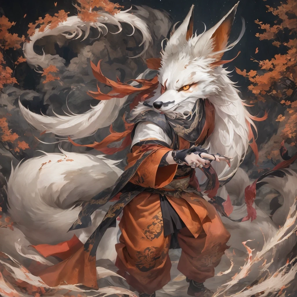 Nine-tailed fox 32k,red and white仙魔界, Chance encounter with Liu Hanshu, He saw his old self in him, Decided to accept him as a disciple, teach him how to protect himself, But because of the hidden star map, Phoenix and the Liu family、Jade Sword Sect builds relationships, Beginning with the death of Liu Hanshu, Qin Yu embarked on the road of confrontation with powerful enemies, work hard, make yourself stronger, Stick to your core path of justice, (nine-tailed fox)eyes full of anger,red and whitenine-tailed fox握緊了拳頭,dash forward,Give the opponent a fatal blow,full body lesbian,Full body nine-tailed fox male mage 32k(傑作canyon超HD)Phoenix(canyon)climb the streets, explosion scene(nine-tailed fox), (dragon), nine-tailed fox憤怒的戰鬥姿態, looking at the ground, batik linen headscarf, 中國red and white圖案長袖服裝, canyonred and whitenine-tailed fox(abstract acrylic splash:1.2)red and white(realistically:1.4),black hair,flour fluttering,rainbow background, high resolution, detail, RAW photos, Sharp Re, Nikon D850 film photo by Jefferies Lee 4 Kodak Portra 400 camera F1.6 guns, colorful, Ultra-realistic and vivid textures, dramatic lighting, Unreal Engine Art Station Trend, Sinest 800,red and white飄逸的霧氣,(((叢林canyon)))The injured line up in the street(OK)climb the streets,Movie Master Instant Image Quality(masterpiece,HD,Ultra high quality,32k) (linen batik scarf), fighting stance, looking at the ground, Linen bandana, 中國nine-tailed fox圖案長袖服裝, 早上的nine-tailed fox(Abstract gouache splash:1.2), dark clouds lightning background,sprinkling