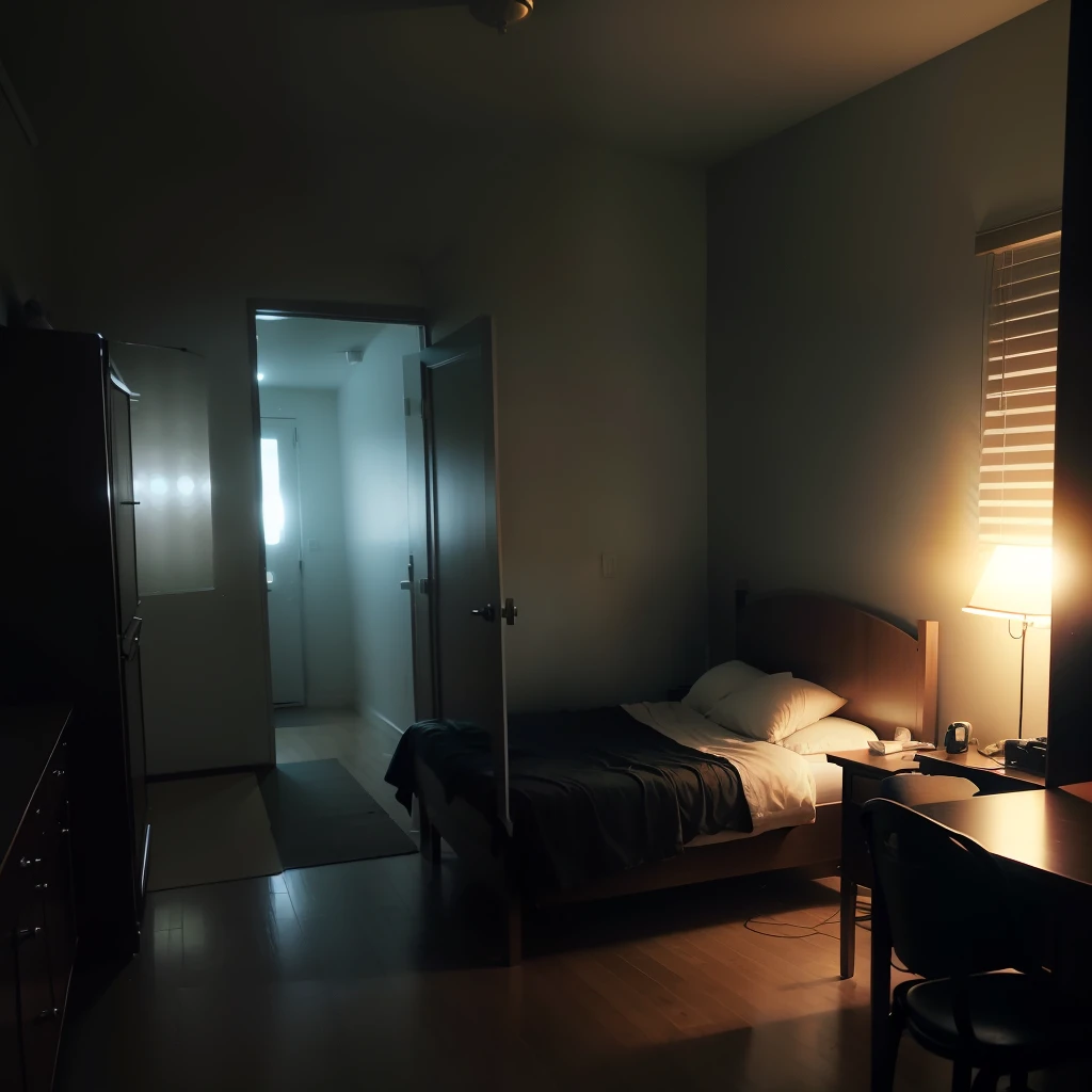 It&#39;s dark outside the room with no sunlight