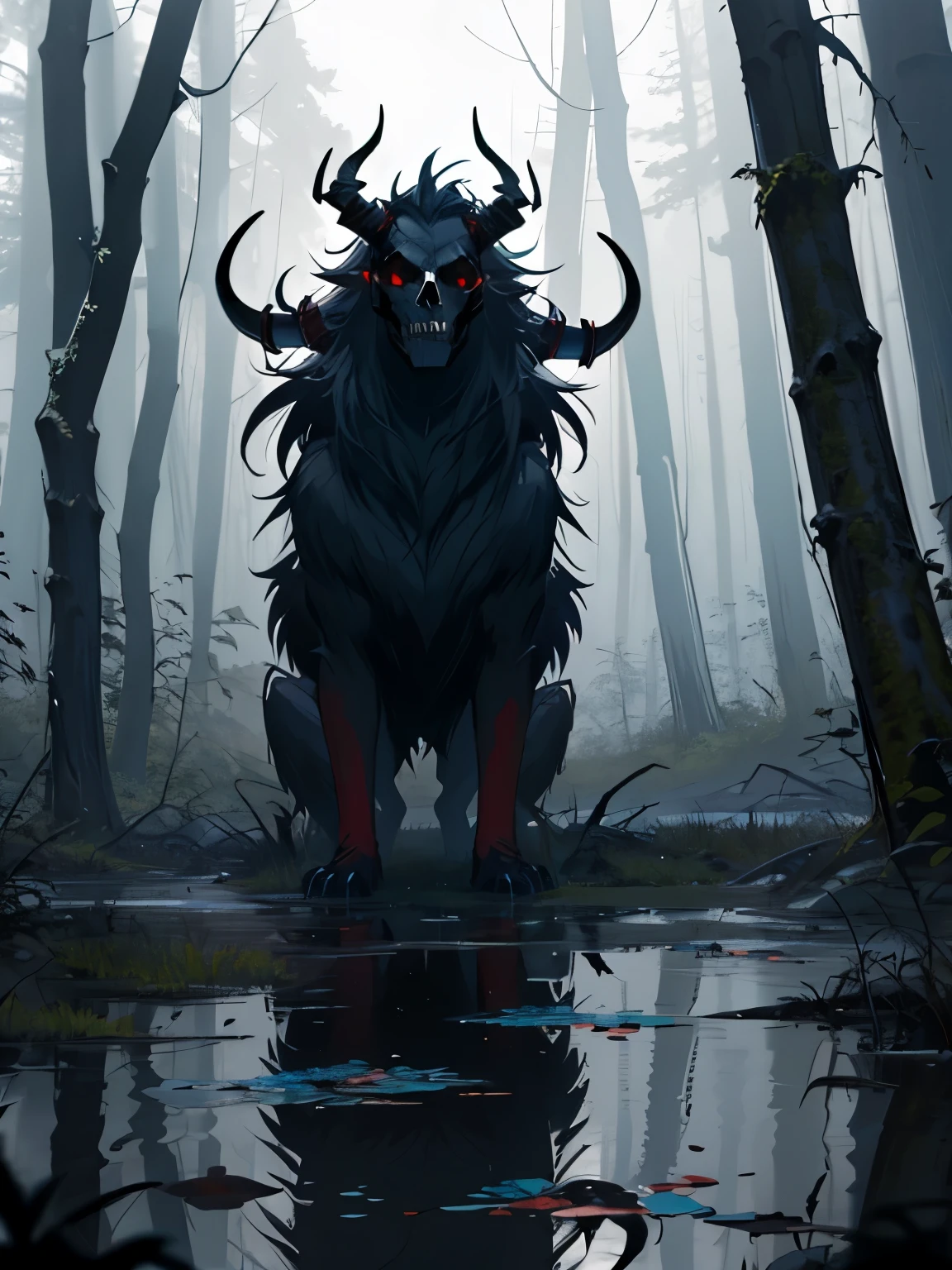 score_9, score_8_up, score_7_up, score_6_up, night, dense atmosphere, moody <lora:Radiant_Darkness:1> Radiant Darkness <lora:Concept Art Twilight Style SDXL_LoRA_Pony Diffusion V6 XL:0.8> <lora:add-detail-xl:1> <lora:RMSDXL_Enhance:2>, Transcendent, ethereal, otherwordly, dreamlike, dreamy, atmospheric, Phantasmagorical, Spectral,