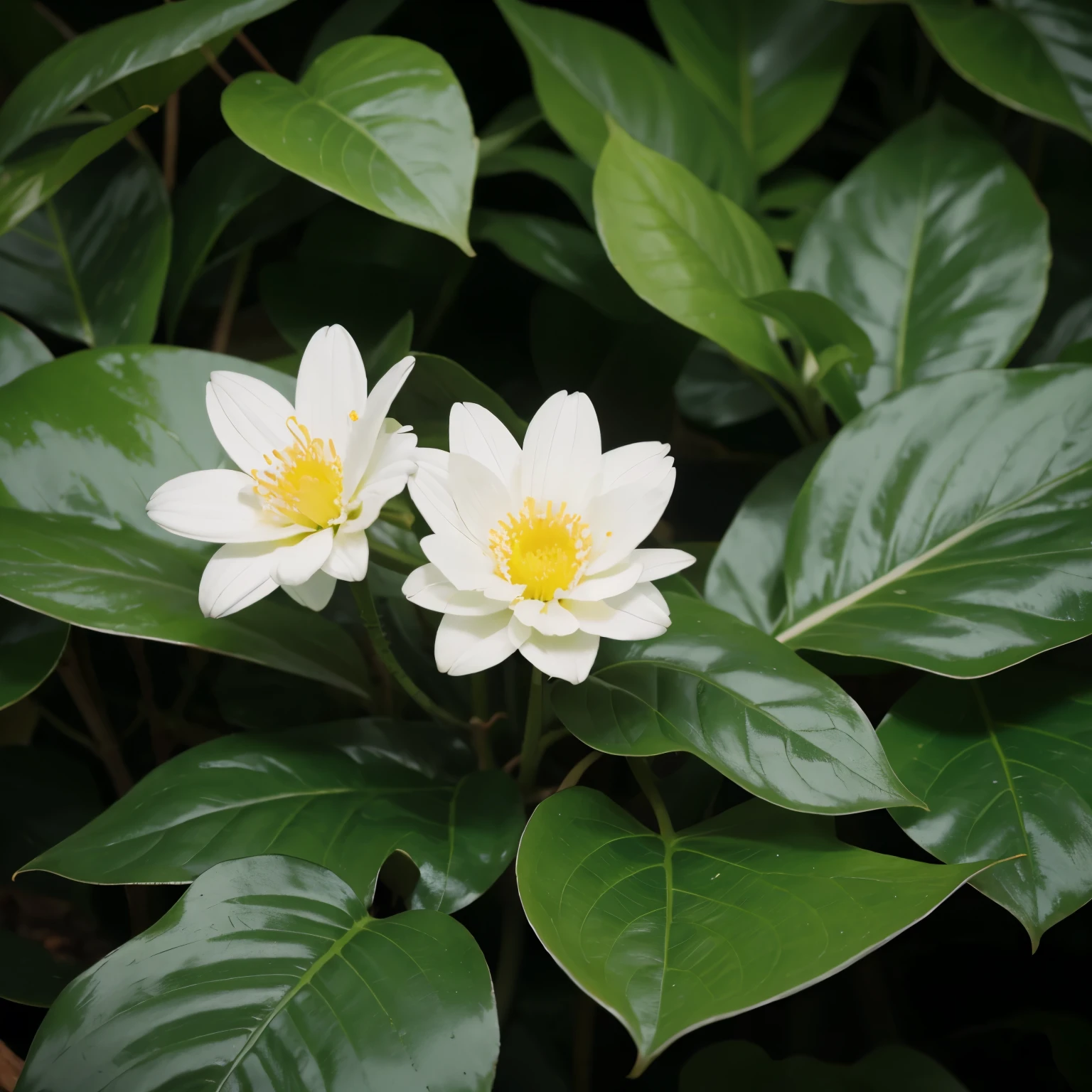 Make the photo darker, but has a highlights just on the flower