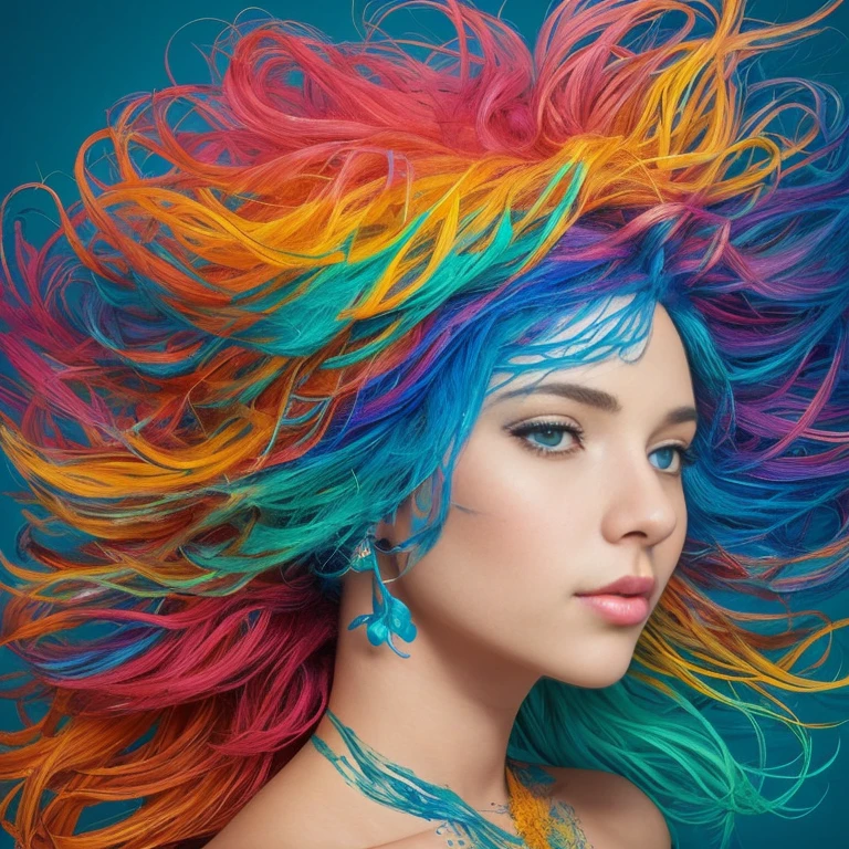 Olympic rings hair style