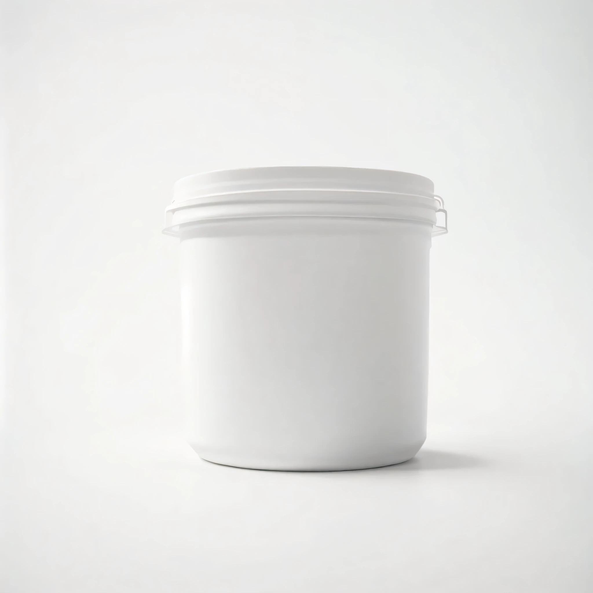 a close up of a white container with a lid on a white surface, high quality topical render, smooth surface render, product render, white plastic, studio quality smooth render, clean 3 d render, clean render, textured base ; product photos, 3 d product render, high quality product photo, all white render, 3d product, smooth render, white paint