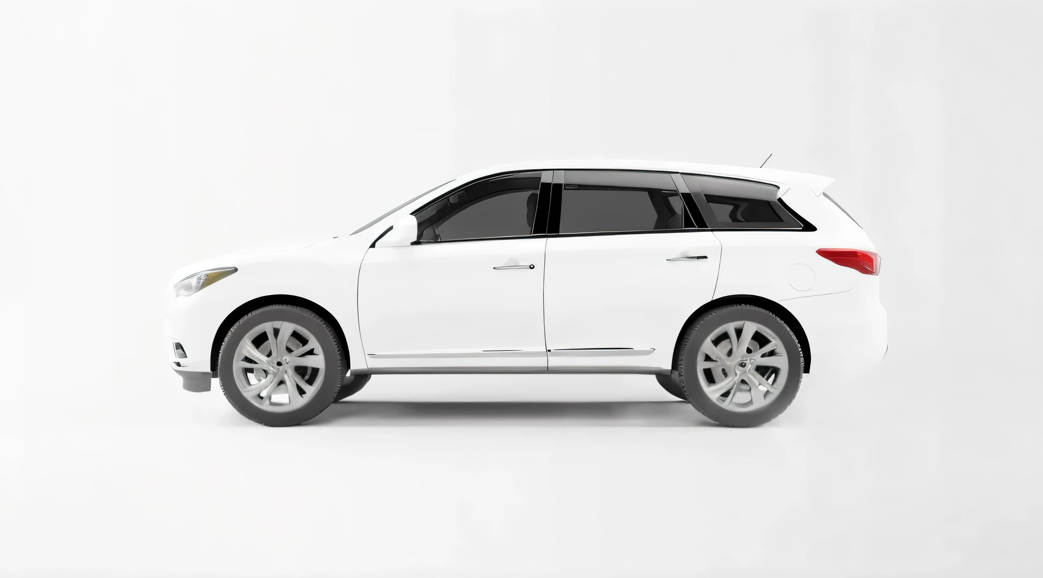 a close up of a white suv parked on a white surface, full view of a car, finely detailed car, futuristic product car shot, all white render, vehicle photography, highly detailed car, high quality topical render, vehicle concept photo!!, car commercial photograph, ambient occlusion render, ambient reflective occlusion, an ambient occlusion render, transportation design render