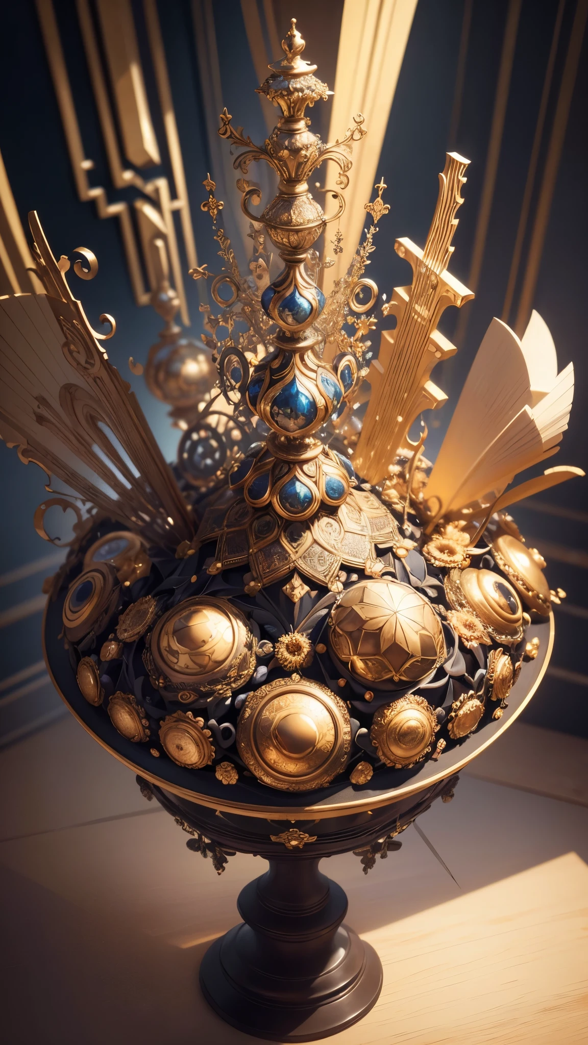 (best quality,4k,8k,highres,masterpiece:1.2),ultra-detailed,(realistic,photorealistic,photo-realistic:1.37),organised chaos,meticulously arranged objects,perfectly aligned items,various elements in harmony,orderly arrangement,meticulously organized room,meticulous attention to detail,textured surfaces,exquisite craftsmanship,mindful composition,aesthetic arrangement,thoughtful curation,vibrant colors,beautifully balanced composition,layers of details,precise positioning,flawless symmetry,visual harmony,meticulous display of objects,multi-dimensional space,artful arrangement of objects,harmonious fusion of elements,stunning precision and balance,meticulously choreographed display,mesmerizing attention to placement,an extraordinary sense of order,meticulous structure in chaos,intricately ordered arrangement,meticulous attention to spatial composition,order and harmony blended seamlessly,meticulous placement of each object in a larger scheme,meticulously crafted symphony of elements,meticulous representation of each object’s purpose.