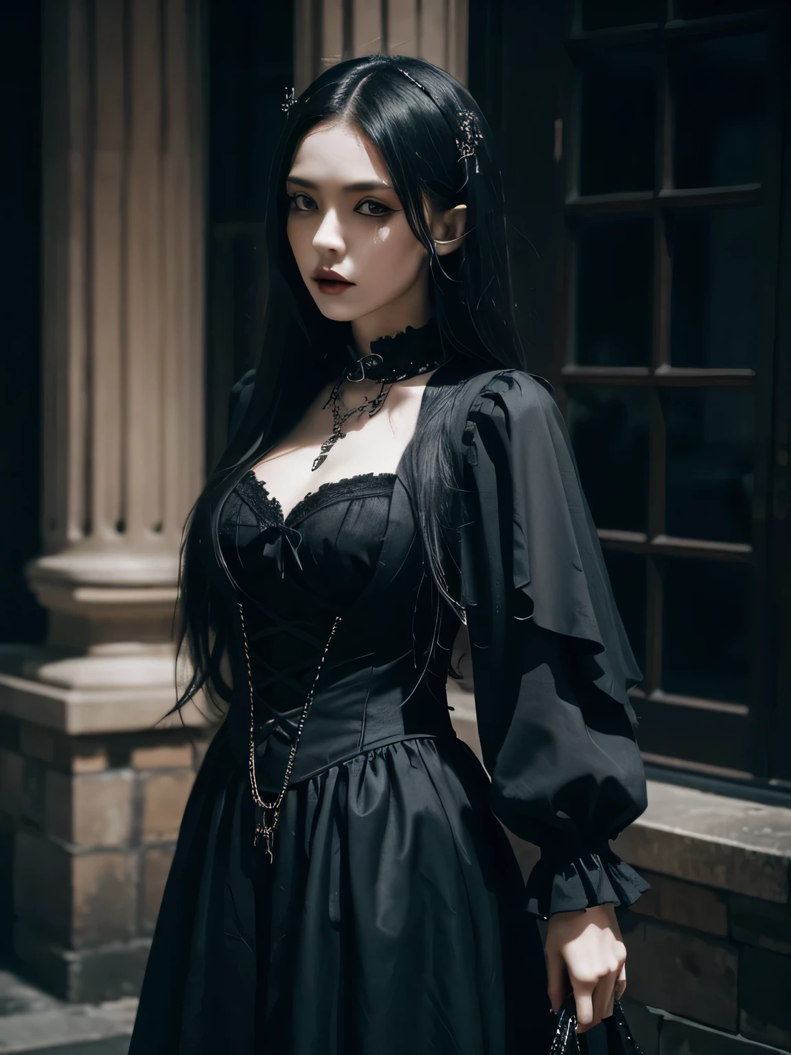 Gothic aesthetics，Gothic，Gothic格，best quality，masterpiece，