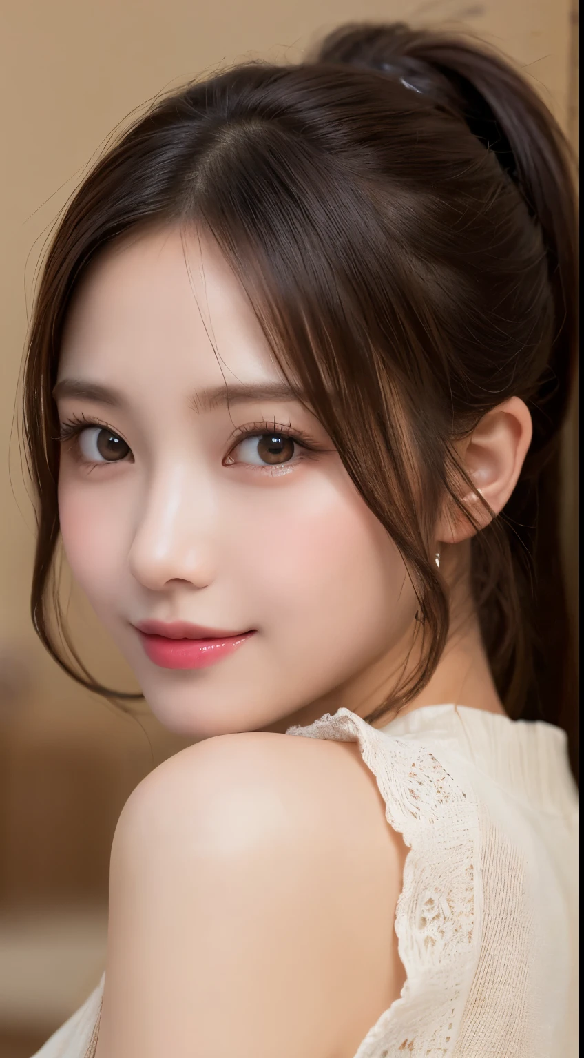 table top, highest quality, shape, Super detailed, finely, High resolution, 8k wallpaper, 完璧なダイナミックな構shape, beautiful and detailed eyes, straight hair, small breasts, natural color lip, random sexy pose,smile,20 year old girl、midnight、美しくdetailed face、perfect and beautiful face,Big eyes、RAW photo、Expressing feminine poses with your whole body、beautiful and detailed eyes、small face、beautiful duplex、slim face and style,luxury brand mink coat(internal:winter dress)、beautiful golden ratio face,twin ponytail hair,bright look,Photographed focusing on beautiful legs、real photos、 (get closer to the face, enlarge the face, face focus:1.0), break, (masterpiece, highest quality, Super detailed, detailed face, 8k)、real photos、perfect and beautiful face、blur the background、smile、sexy look