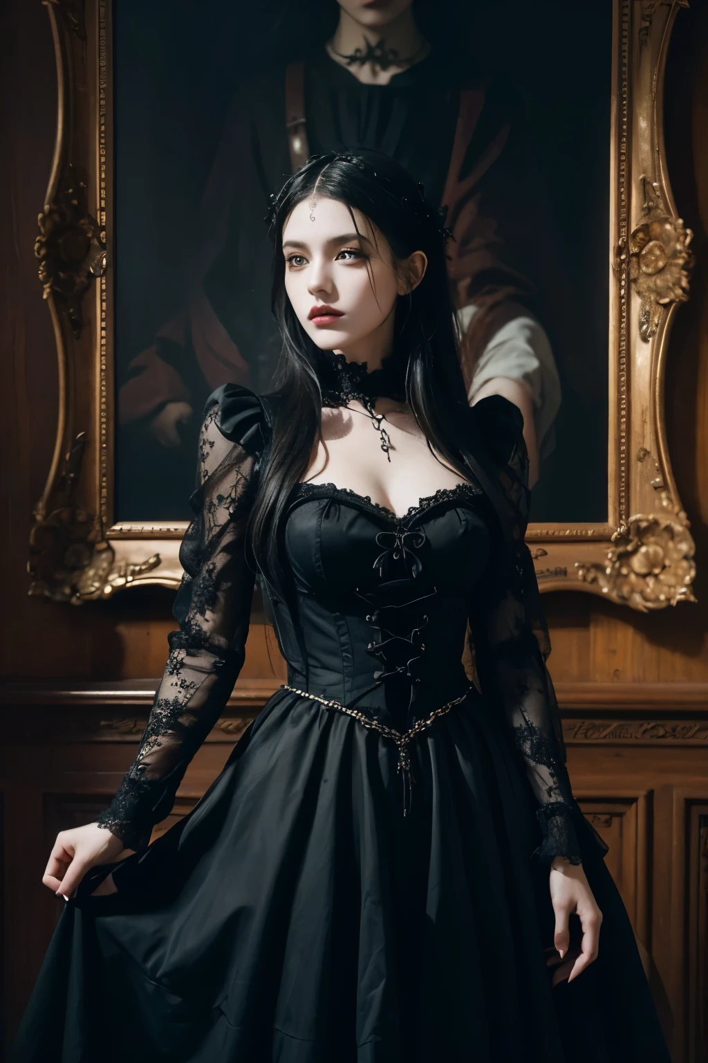 Gothic aesthetics，gothic style，，super clear，masterpiece，