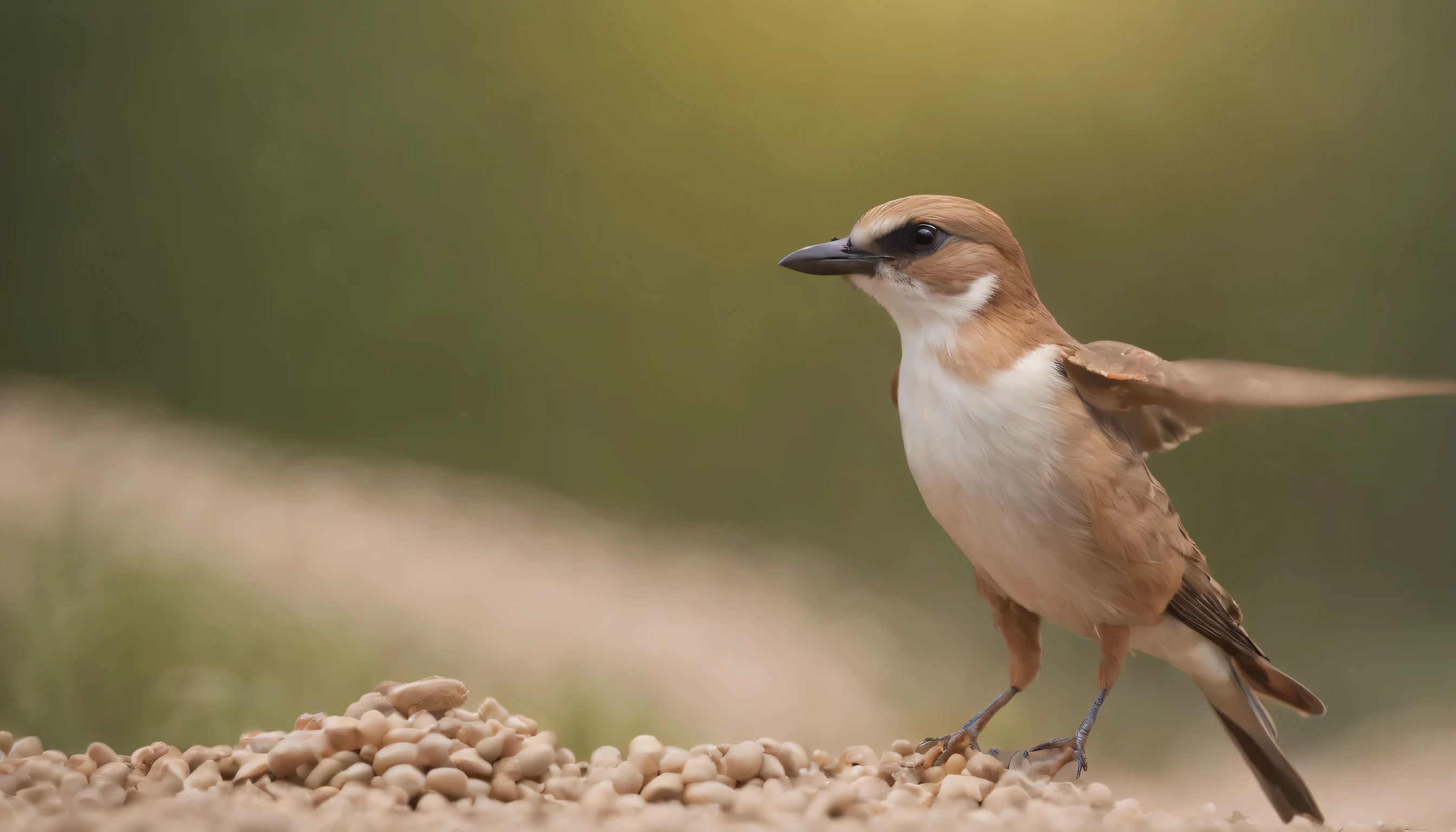 (Highly detailed CG Unity 8k wallpaper、masterpiece、highest quality、Super detailed)、(best lighting、best shadow、very delicate and beautiful)、highest quality、8k、Detailed facial depiction、masterpiece、highest quality、clear image quality、
a bird flaps its wings in the air:The moment the bird takes flight、Photograph the flapping of wings。