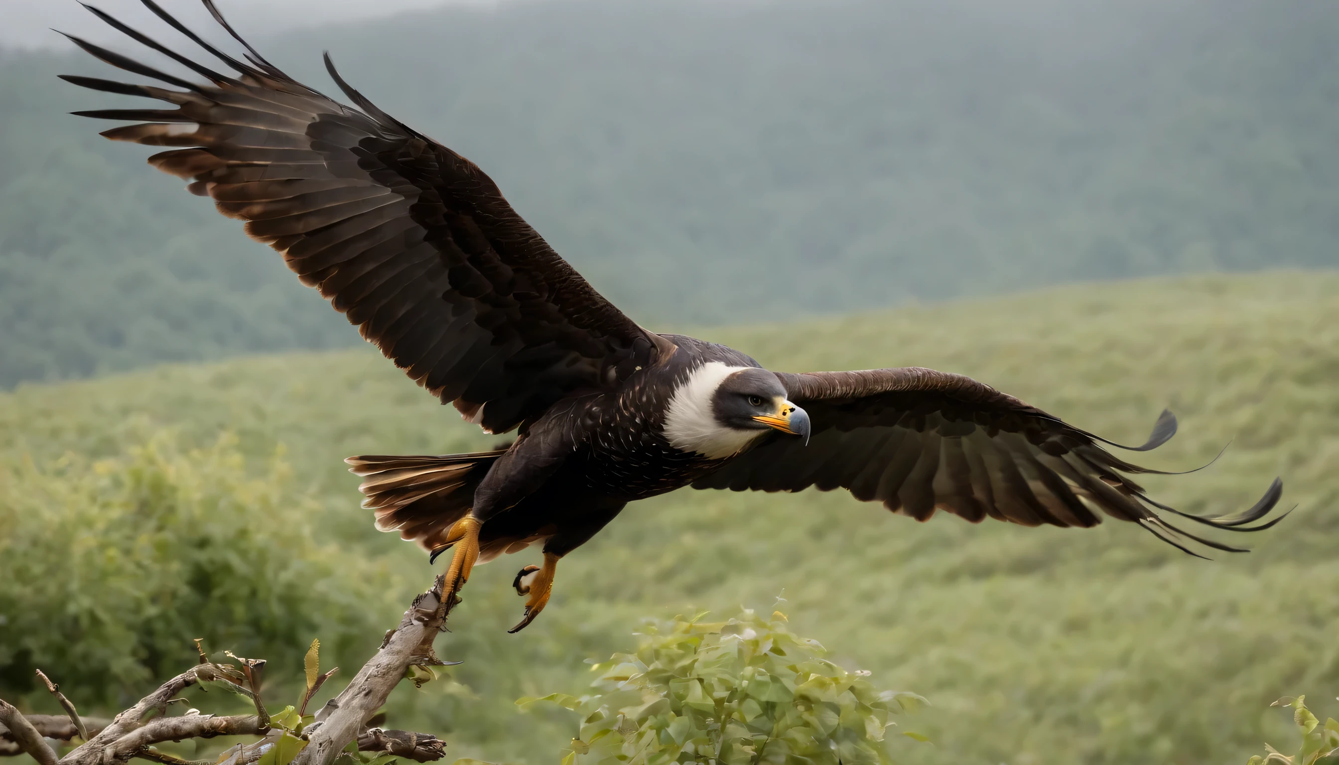 (Highly detailed CG Unity 8k wallpaper、masterpiece、highest quality、Super detailed)、(best lighting、best shadow、very delicate and beautiful)、highest quality、8k、Detailed facial depiction、masterpiece、highest quality、clear image quality、
birds that catch prey in the air：Capture the moment when the hawk takes flight, cormorant, wait. catch prey in the air。