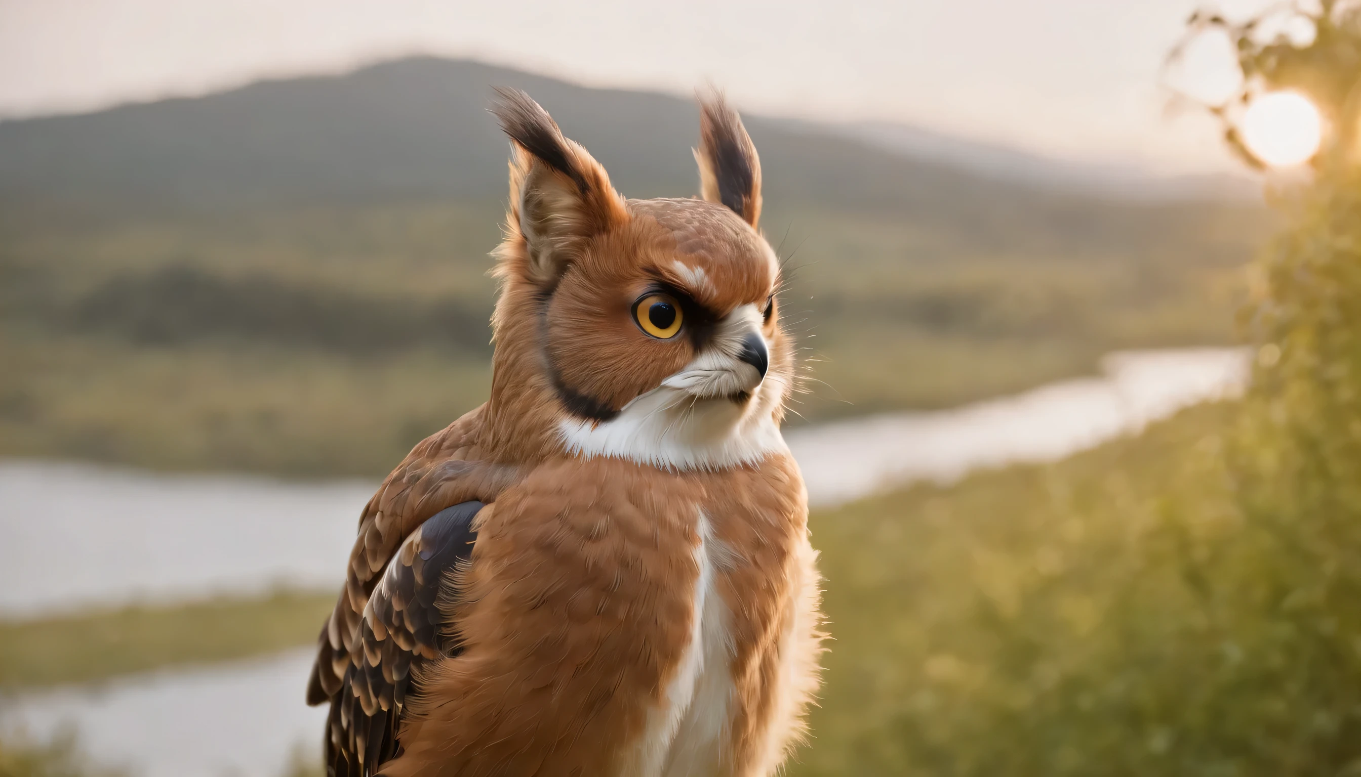 (Highly detailed CG Unity 8k wallpaper、masterpiece、highest quality、Super detailed)、(best lighting、best shadow、very delicate and beautiful)、highest quality、8k、Detailed facial depiction、masterpiece、highest quality、clear image quality、
Bird posture and background:Bird posture and backgroundをうまく組み合わせて、Create dynamic compositions。