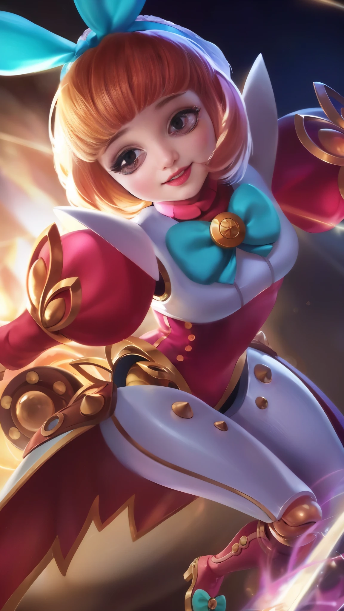 (8k, RAW photo, photorealistic:1.25) ,( lipgloss, eyelashes, gloss-face, glossy skin, best quality, ultra highres, depth of field, chromatic aberration, caustics, Broad lighting, natural shading,Kpop idol) looking at viewer with a serene and goddess-like happiness, smile, cute face.