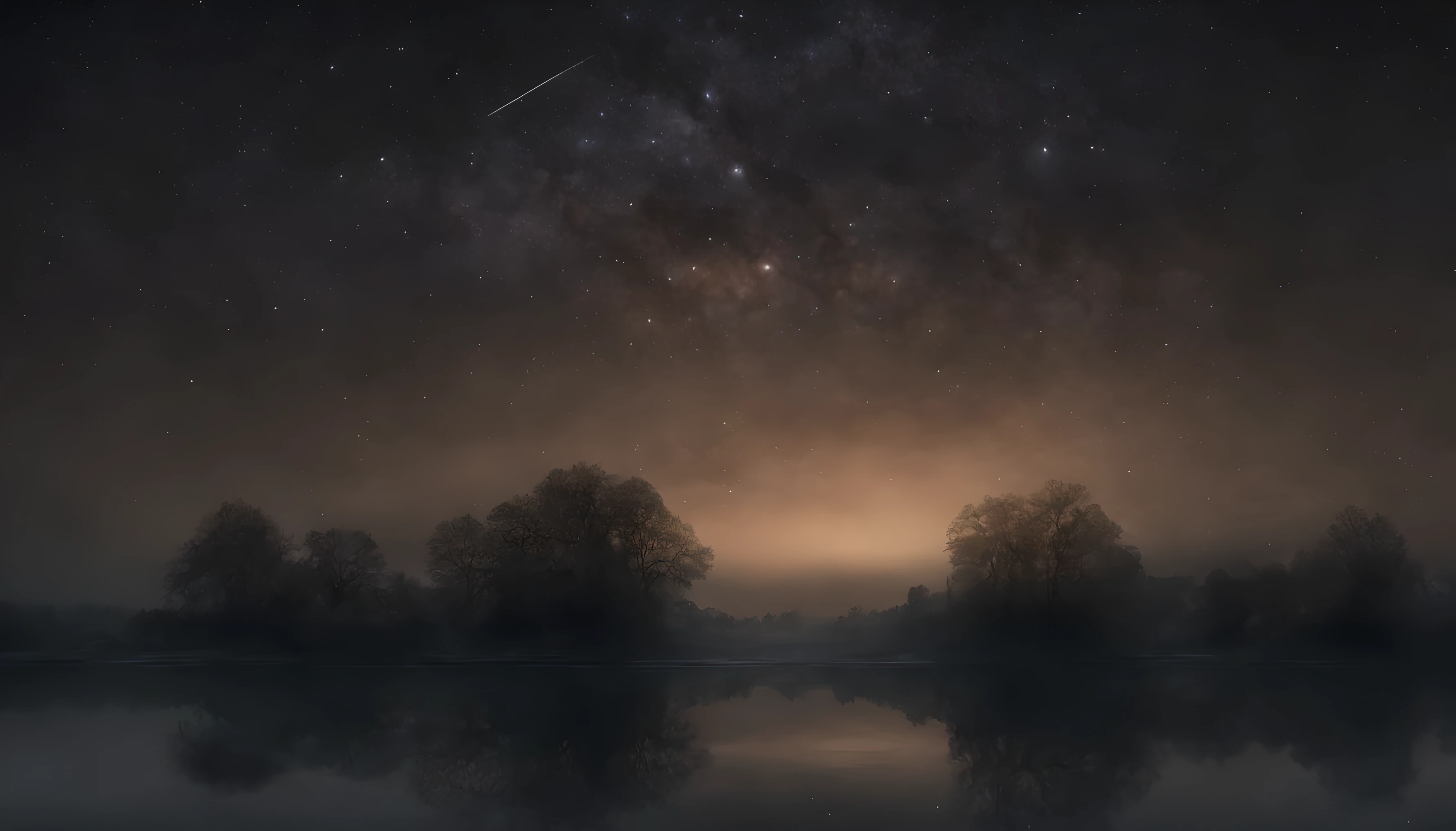 paysage ciel nuit , etoile, realism, realism, Point de vue atmosphérique, UHD, chef-d'artwork, high resolution, best quality, 8K