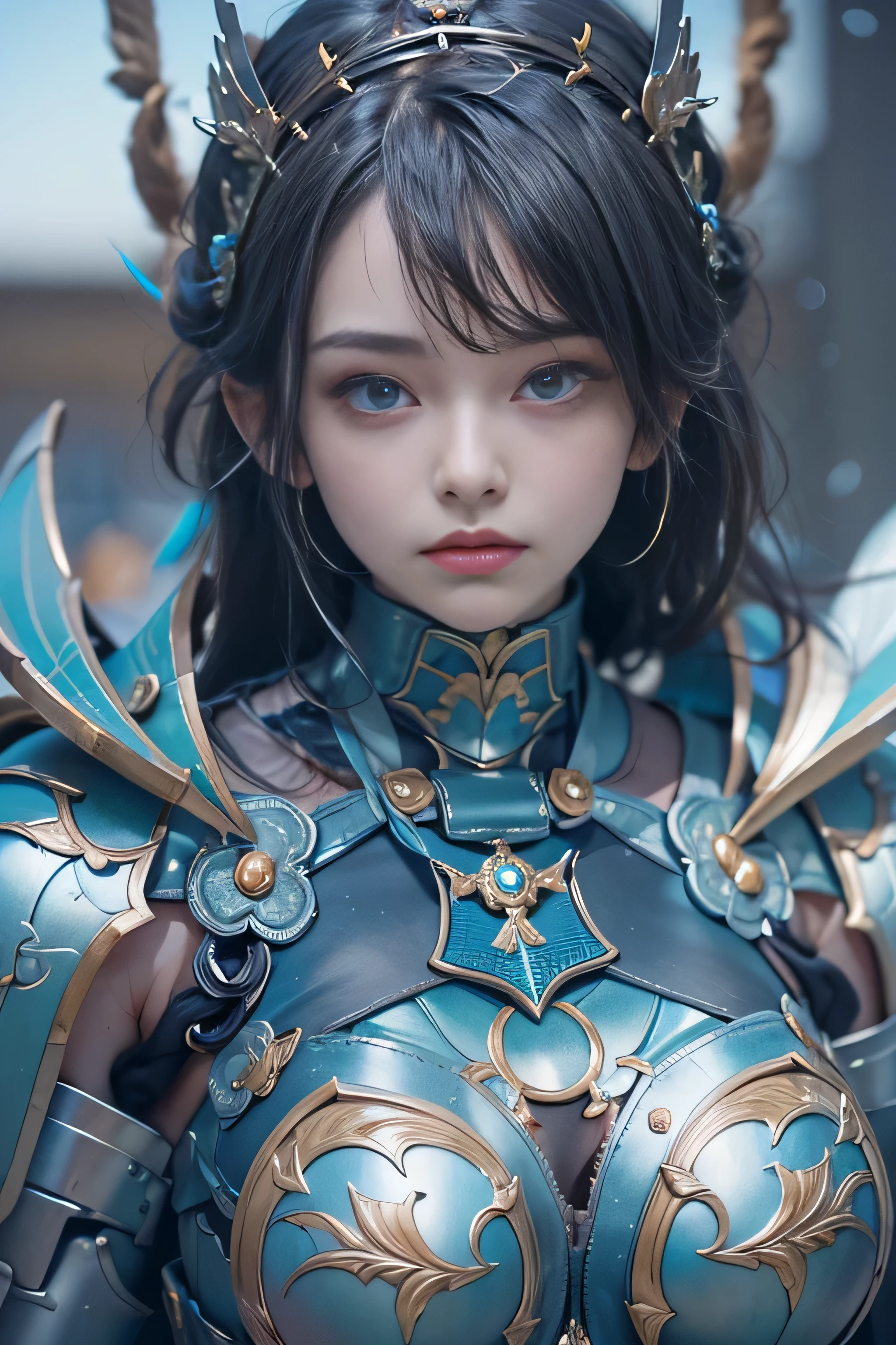 (RAW image quality:1.4), (NSFW), ((1 female:1.4)), one personで, 16 years old, 7 head and body, (cute face), (Beautiful shining blue eyes:1.4), (ideal body proportions), (An android with a mechanized left leg and left arm.:1.4), (platinum metal machinery), length , chest fantasy, cleavage, big breasts, (Underboo Boo:1.4), magic effect, ((Armor that only covers the crotch and nipples:1.4)), (((Raw skin is exposed in the crotch:1.4))), (Costumes that dig into the crotch), (pubic hair), (has a big sword:1.4), , strong wind, My clothes are transparent, Wet, short hair, black hair, , thin, small ass, beautiful feet, thin脚, surrealism, cinematic lighting, written boundary depth, one person'point of view, f/1.8, 135mm, nffsw, battle pose, table top, Accurate, ((anatomically correct)), rough skin, Super detailed, advanced details, high quality, award-winning, 最high quality, High resolution, 8k
