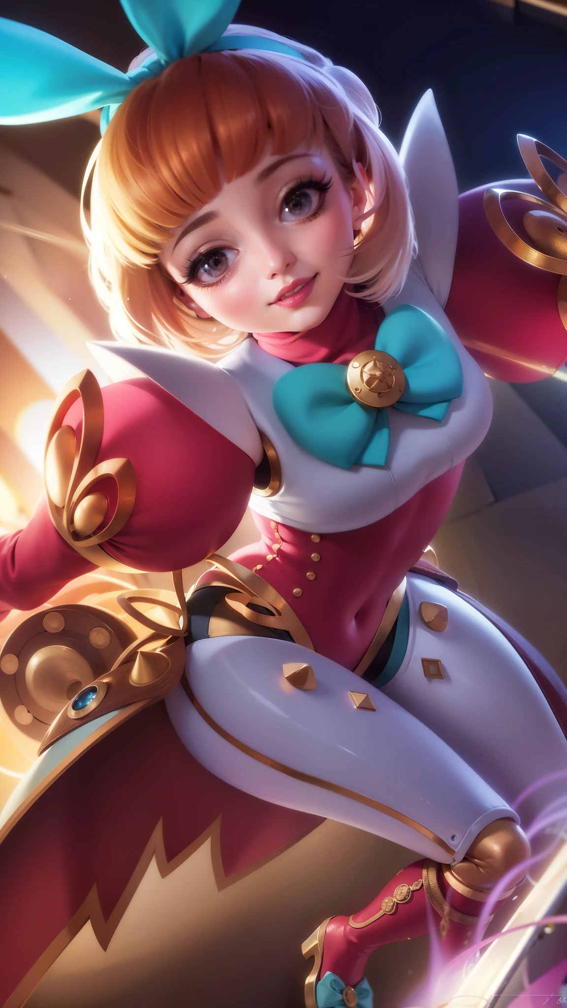 (best quality,4k,8k,highres,masterpiece:1.2),ultra-detailed,(realistic,photorealistic,photo-realistic:1.37),person,room,lying on the floor,listening to music,feet on the bed,beautiful detailed eyes,beautiful detailed lips,extremely detailed eyes and face,longeyelashes,relaxed atmosphere,serene expression,modern interior,natural sunlight,cozy environment,elegant posture,relaxation,contemporary design,comfortable atmosphere,stylish setting,soft lighting,peaceful ambiance,neutral color palette,gentle shadows,bokeh effect,high-quality hardwood flooring,subtle textures,artistically decorated walls,stunning furniture,top-notch audio equipment,premium headphones,smooth background music,harmonious color scheme,subdued hues,pastel tones,tranquil mood, red lips, smile, red eyes.