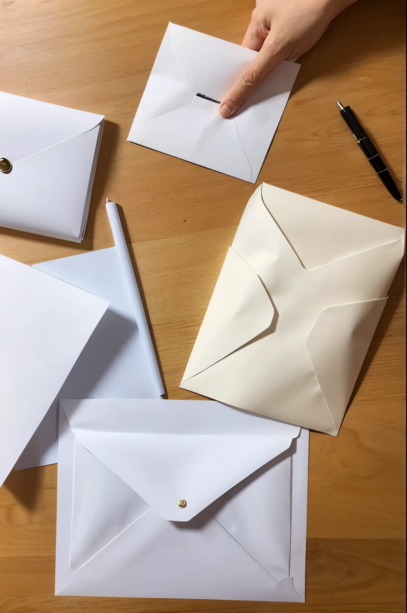 Write 100 English letters evenly distributed on the envelope