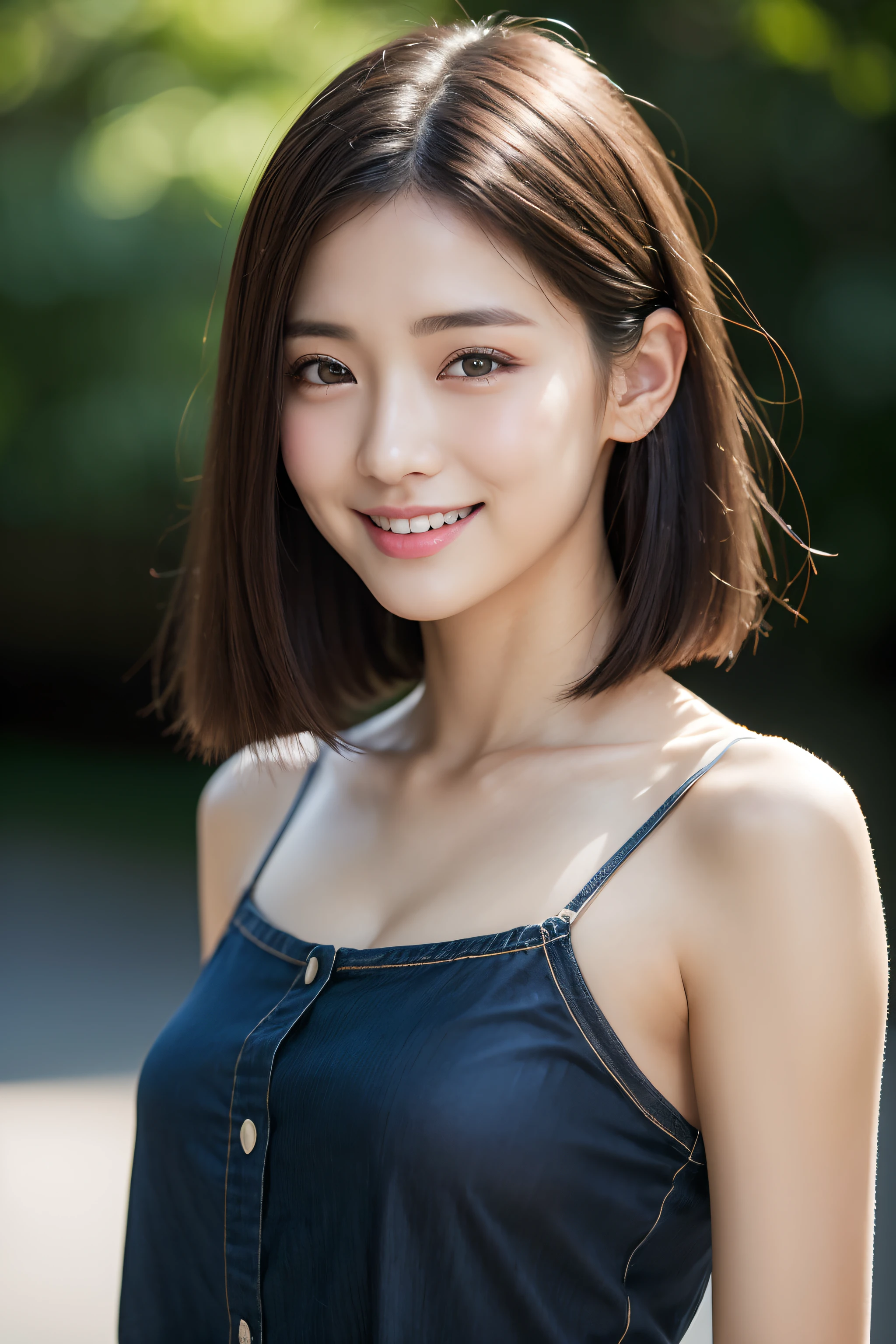 (8k、original photography、top quality、Masterpiece:1.2)、Super detailed、super resolution、(realistic、Photorealistic:1.37)、Potrat、High-detail RAW color photos、Professional photography、hVery detailed and beautiful、Very detailed、8k wallpapers、Stunningly detailed、File size is huge、official art、HVery detailed CG Unity 8k wallpaper、Very detailed的漂亮女孩、The facial details are particularly rich、extremely detailed eyes、highly refined skin、 extremely delicate fingers, hVery detailed nose, Highly detailed mouth, perfect anatomy, hVery detailed back ground, Very detailed clothes, 1 girl in, (20:1.2), in my 20s, cute little女孩, realistic身体, petite, White skin, sparkling skin, slim, Handsome figure, (huge ), A black-haired one, hair length, (Bangs:1.2), a smile, cute little, Zola々correct, cute face, lifelike face, exquisite eyes, tearful eyes, (pornography, Camisole vest、cowboy shooting、facing forward、standing posture、Contrabo、dynamic lighting、cowboy shooting、short hair、