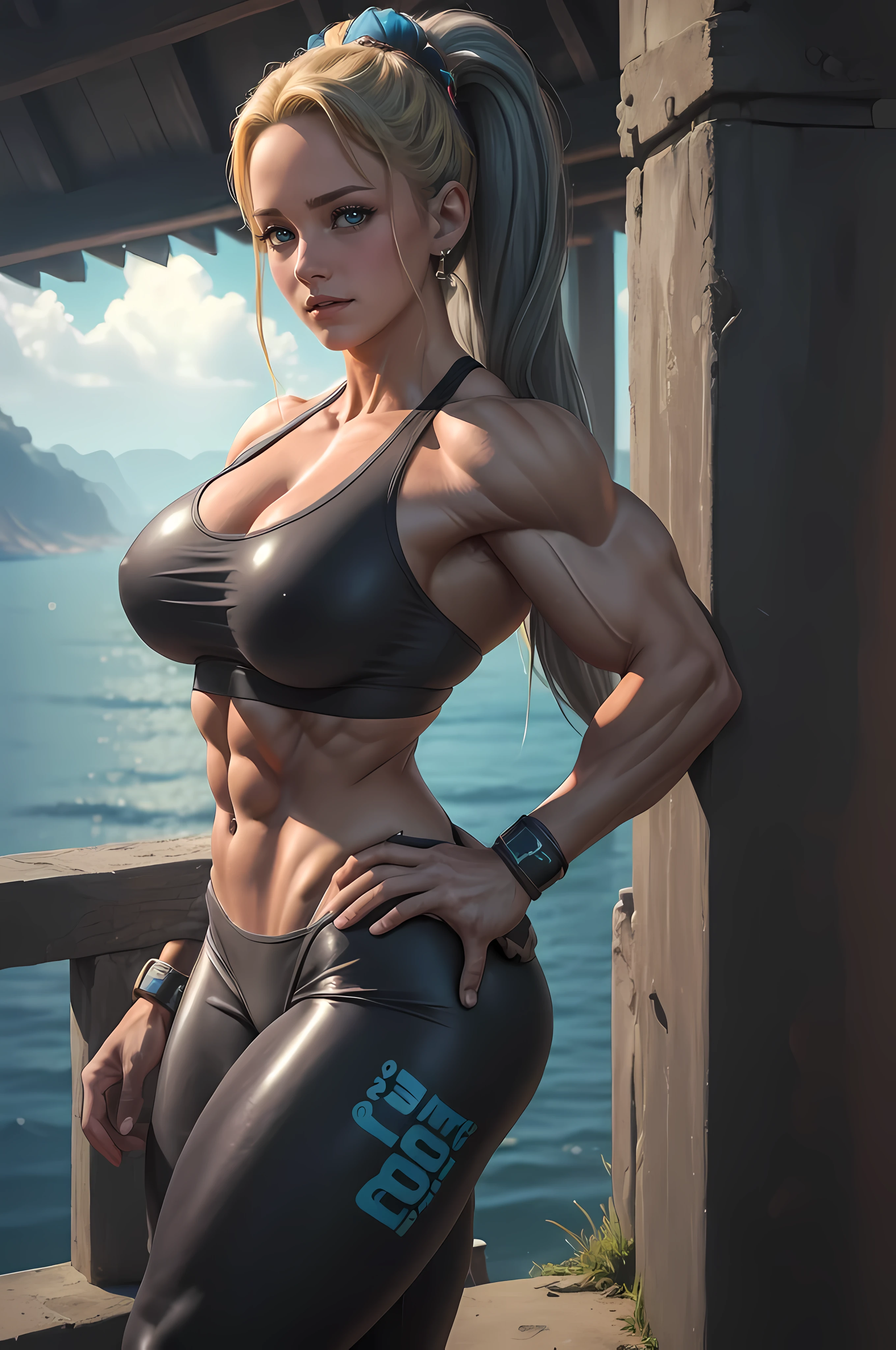 (((((Massive Female Bodybuilder))))), , ,
((((Muscular Quadriceps)))), , ,
((((Huge breasts)))), , ,
1, , ((obra-prima)), ((melhor qualidade)), (ultra-detalhado), ((sexy)), ((extremamente detalhado)), 4K, (8K), melhor qualidade, (bonito), foco de corpo inteir (((Cammy))), Cammy branco, Cammy de street fighter 6, ((1girl)), ((cicatriz do rosto do lado esquerdo)), ((mulheres maduras)), umbigo aberto, midriff, ((cidade medieval)), deserto, morning, (((dark grey sports bra))), ((belos olhos azuis)), ((jaqueta azul)), belo cabelo brilhante, , corpo musculoso, gargantilha, abdominais, empinando a bunda, alto contraste, (8K UHD: 1.2), (fotorrealista: 1.2), (obra-prima: 1.4), (melhor qualidade: 1.4), papel de parede extremamente detalhado, highly detailed illustrations, ((1 )) , (detalhes supercomplexos) , 4K unificado, (obra-prima: 1.2), (melhor qualidade: 1.2), (1mulher), (obra-prima), 1girl, foco solo, uma imagem de trilha como a garota de terno azul. Make the suit and bright orange and black color so that the muscles will show great.,(fisiculturista:1.9)),((parte superior do corpo)),((pernas musculares)),((latex)),((coberto)),((corpo grande:1.5)). ((muscular:1.5))
