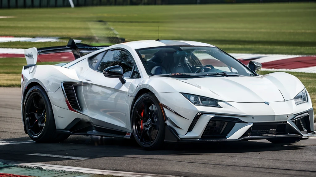best quality，masterpiece，Laiken Supercar，On the track，Speed，Speeding