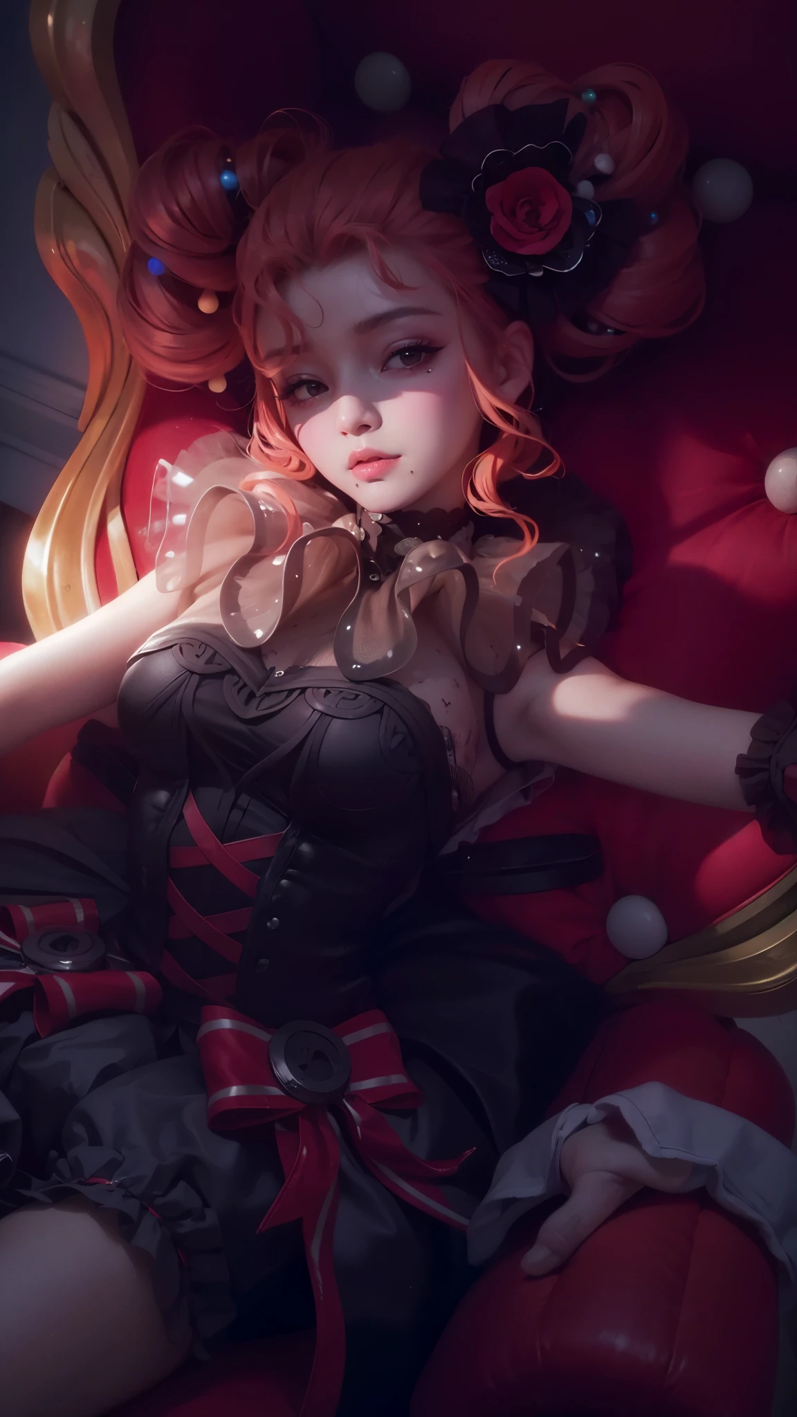 (8k, RAW photo, photorealistic:1.25) ,( lipgloss, eyelashes, gloss-face, glossy skin, best quality, ultra highres, depth of field, chromatic aberration, caustics, Broad lighting, natural shading,Kpop idol) looking at viewer with a serene and goddess-like happiness,