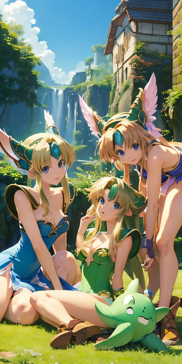 (masterpiece, best quality:1.3), Riesz, Seiken Densetsu 3,