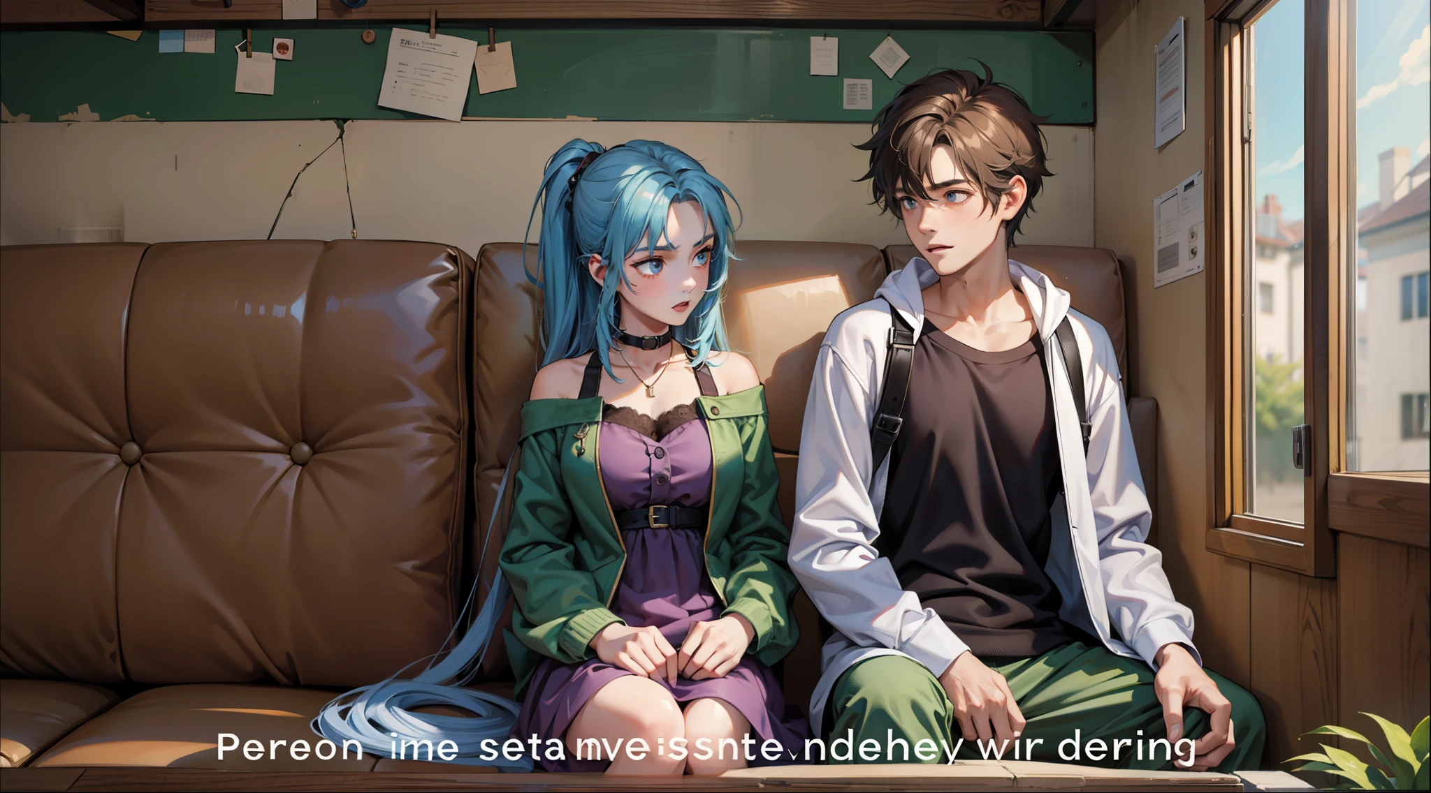 A girl and a boy, both 17 years old, are talking about an important matter.