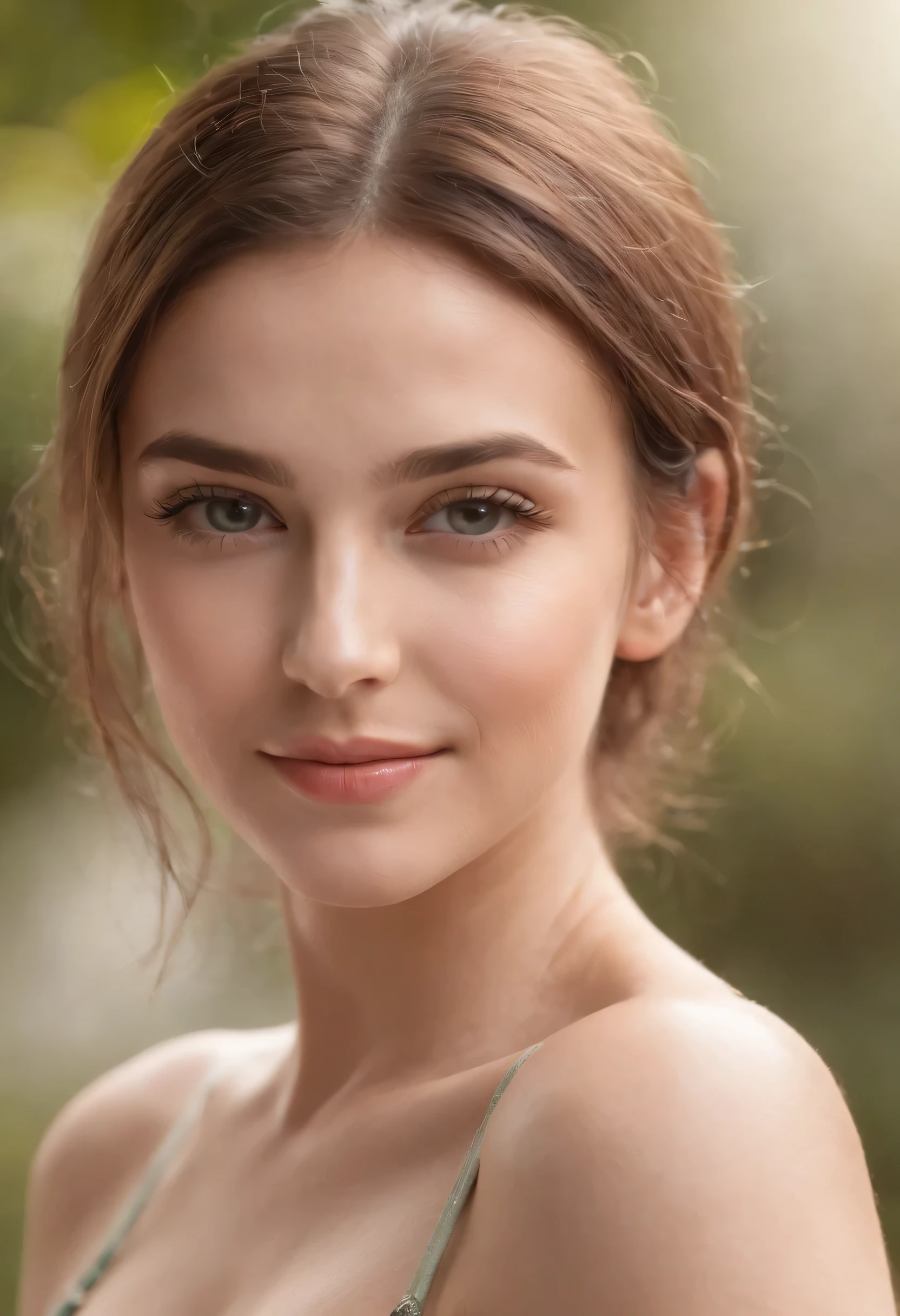 Cinematographic portrait, ((Gros plan moyen)), face au public, (Reality :1.3), A woman looking into the camera, Pilote professionnel, Costume de pilote, Details of beautiful faces, Ambiance joyeuse, daytime, photo realist, CG, art station, A full body image. A stunning 4k render of a beautiful woman with 22ers, standing, showcasing her large hips and huge 78d cup barm in a form-fitting minimal red lace thongs underwear. Her small waist and long legs add to her alluring figure, while her detailed skin texture and perfect teeth make her smile even more captivating. Amazing dark blue eyes and long brown hair. She is wearing small panties, bloomers, thongs, no other only..