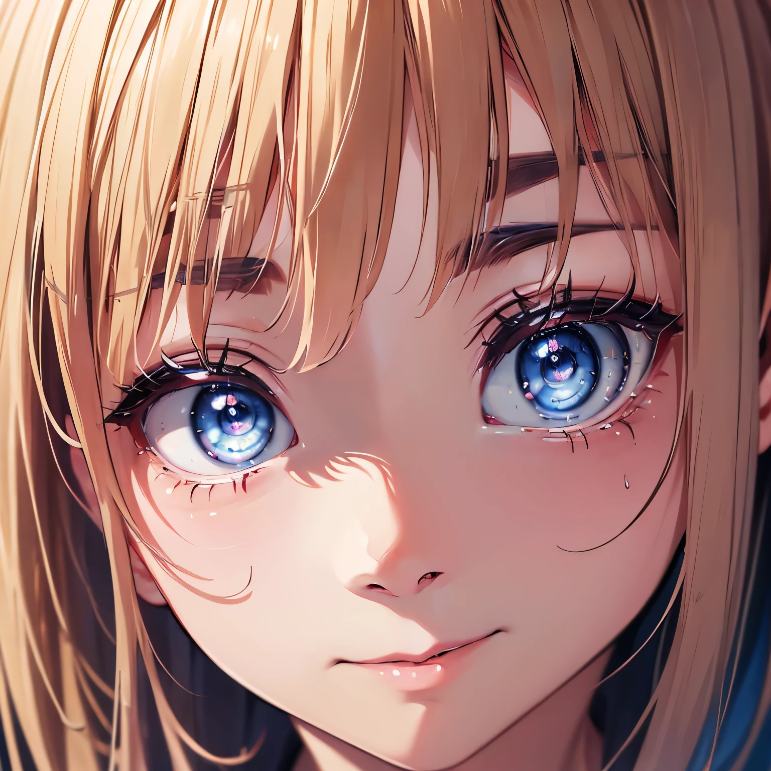 Kobeni high quality, best quality, photo-realistic, raw-photo, realistic, ultra realistic 8k cg, ultra-detailed, High definition, masterpiece, 1girl, long hair, blonde hair, blue eyes, detaile face and eyes, close-up, intricate details, detailed texture, finely detailed,