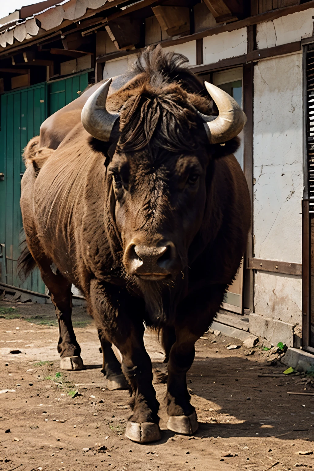 image of a buffalo of Brazilian origin