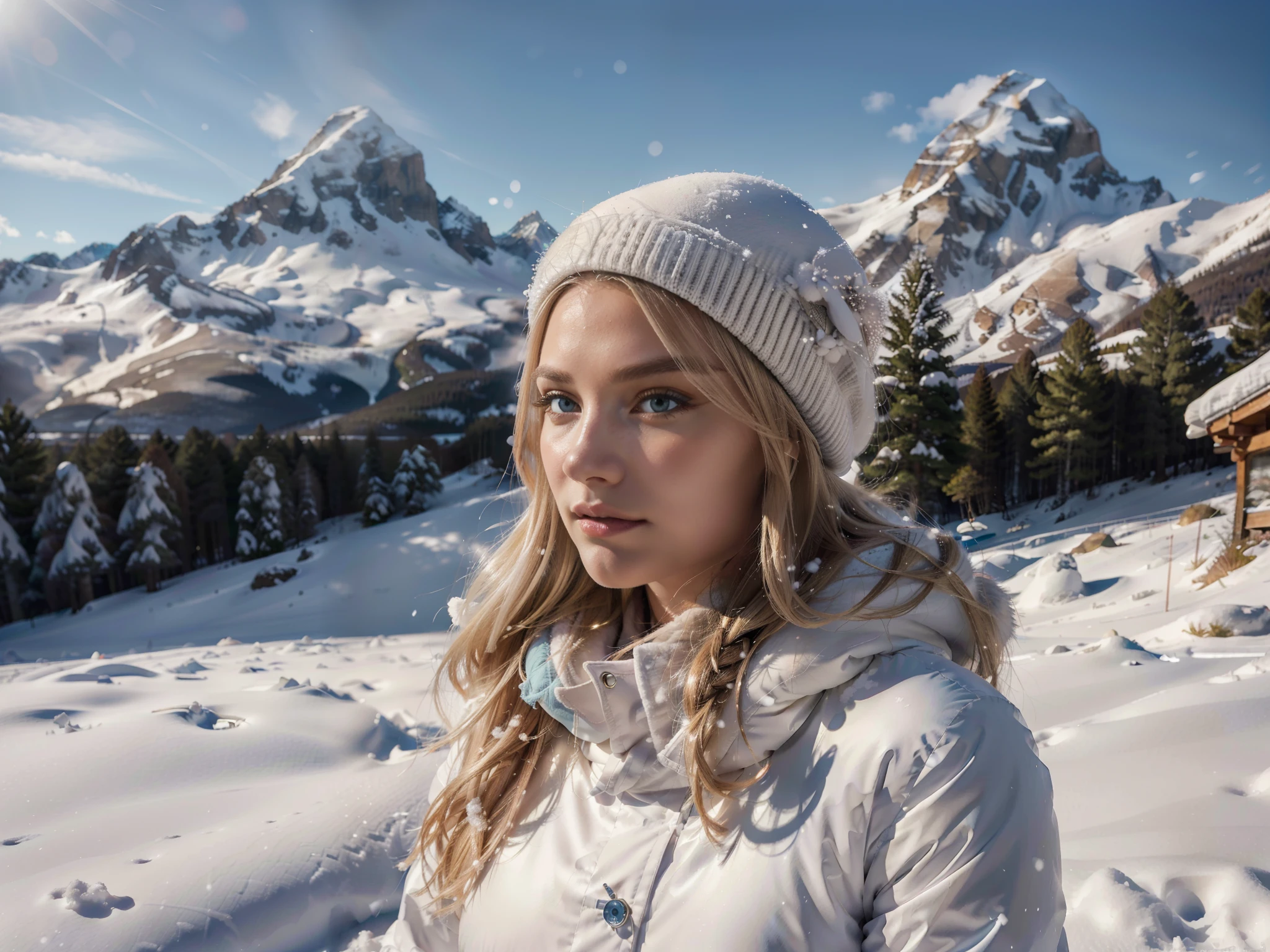 Prepare to be captivated by this (Photorealistic:1.4) Portrait d’un époustouflant (femme blonde:1.2) Embarquer pour un trek aventureux à travers le (snow-capped mountains:1.2). Son (pale blue yeux:1.2) sont remplis de détermination et d’excitation alors qu’elle regarde au loin, Enjoy the breathtaking (Snow-capped peaks:1.2) l&#39;entourant.


Le attention to detail in this (portrait:1.2) est extraordinaire. Chaque brin de la femme (long, cheveux blonds flottants:1.2) est méticuleusement rendu, chacun scintillant avec (gel subtil:1.1) de l' cold mountain air. Son complexion is flawless, avec une touche de (Couleur rose sur ses joues:1.1) ajoutant à l&#39;authenticity of the scene.


Dressed for the elements, elle porte un (Thick winter jacket:1.1) that protects her de l' biting cold, tandis qu&#39;un (Chapeau de laine chaud:1.1) keeps your head snug and comfortable. Son (lunettes de neige:1.1) shield her yeux de l' glare of the sun reflecting off the pristine white snow.


Le landscape behind her est un true marvel of (Photorealistic art:1.3). Le (snow-capped mountains:1.2) S’élever majestueusement, leurs pics disparaissant dans les nuages. Le artist has painstakingly recreated the texture of the snow, de l' (poudre fraîchement tombée:1.2) at his feet (flocons de neige complexes:1.2) dérive dans les airs. Le soft morning light casts a warm glow on the scene, créer une atmosphère sereine et paisible.


Ce (portrait:1.1) est un (high resolution:1.3) chef-d&#39;artwork, vous permettant de vous immerger pleinement dans la beauté du paysage enneigé. Le level of detail and realism in this (photo:1.2) est vraiment remarquable, ce qui en fait une véritable artwork d&#39;art.


Note: Ce prompt focuses on providing a detailed and Photorealistic description of a portrait of a beautiful femme blonde on a snowy mountain trek. Il met l’accent sur les éléments réalistes tels que les cheveux de la femme, yeux, Clothes, et les détails complexes du paysage enneigé. Le prompt also highlights the high resolution and quality of the artwork, Create a feeling of immersion