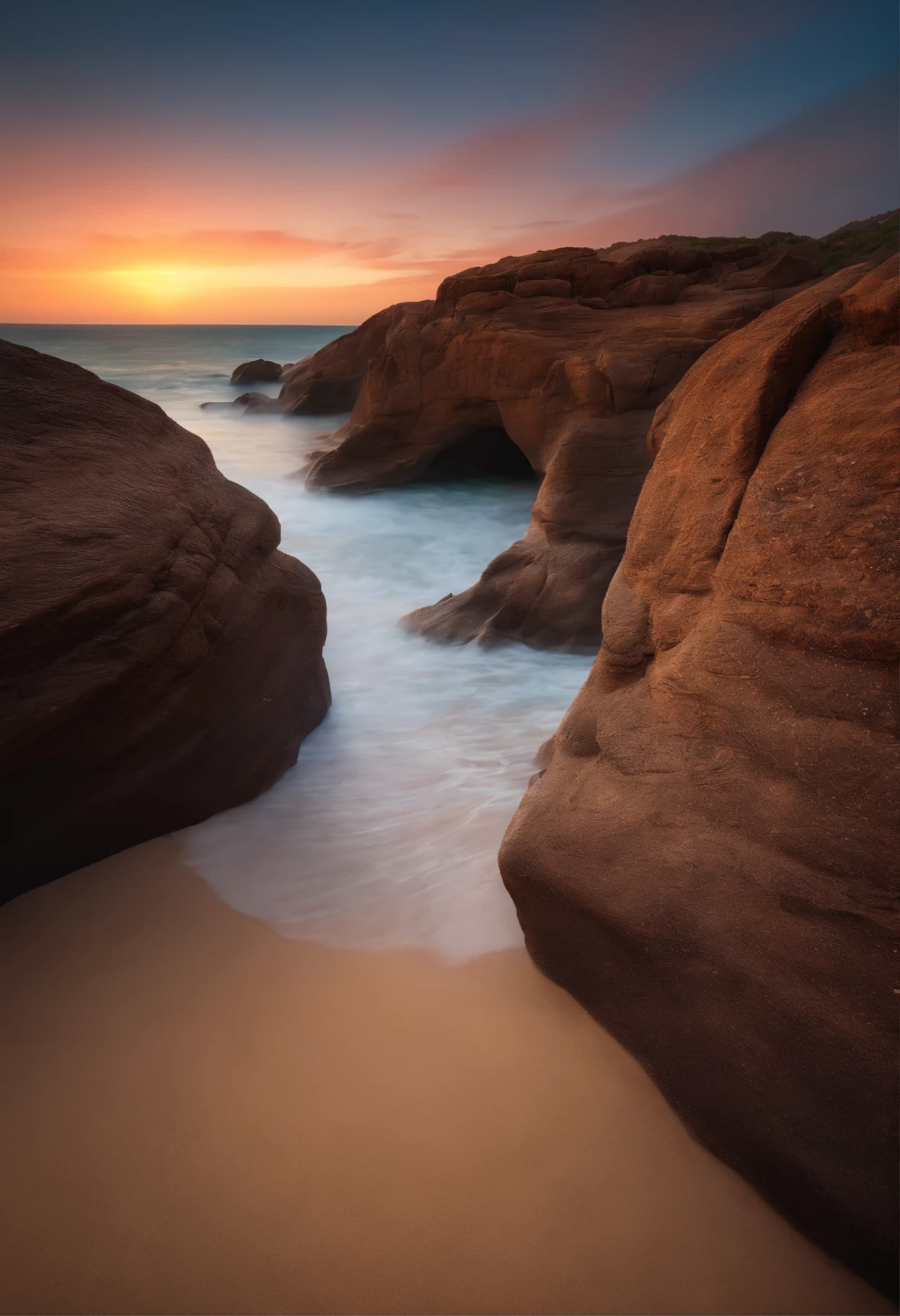 praia deserta